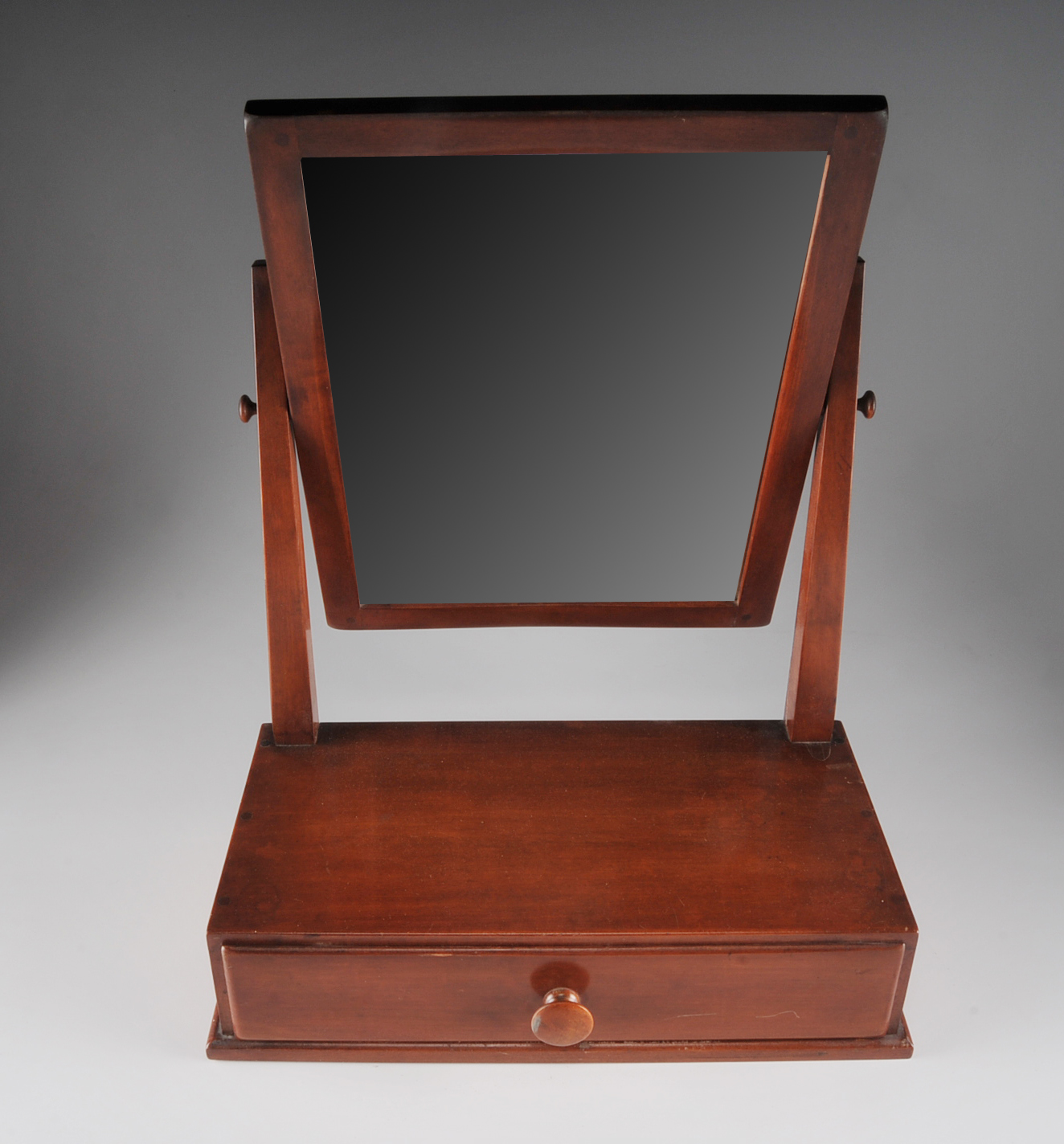 Knotty Pine Tabletop Dressing Mirror