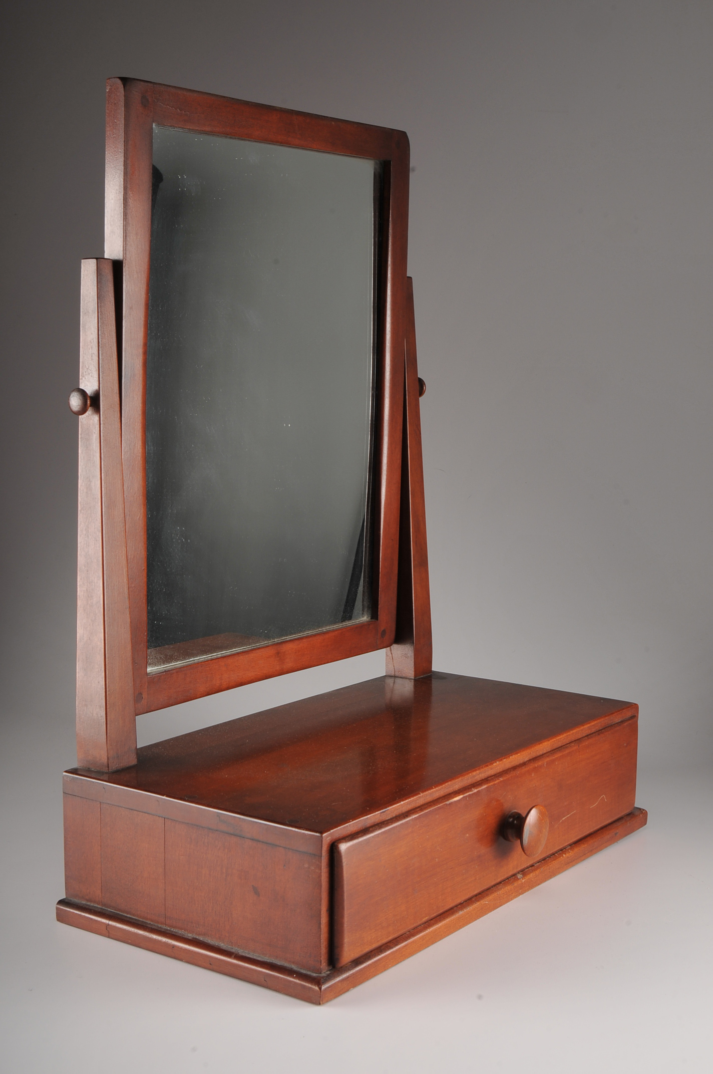 Knotty Pine Tabletop Dressing Mirror