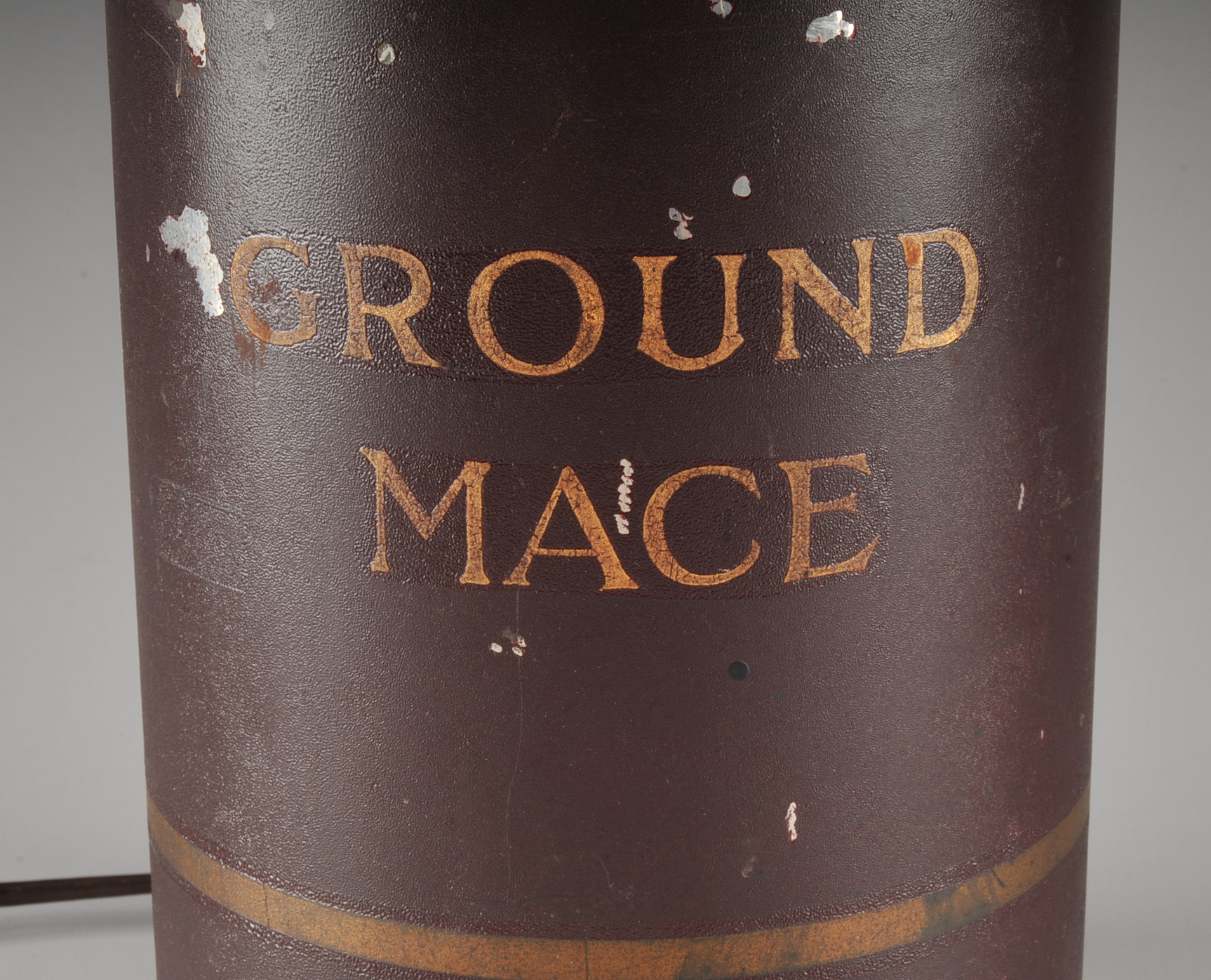 Ground Mace Spice Canister Lamp