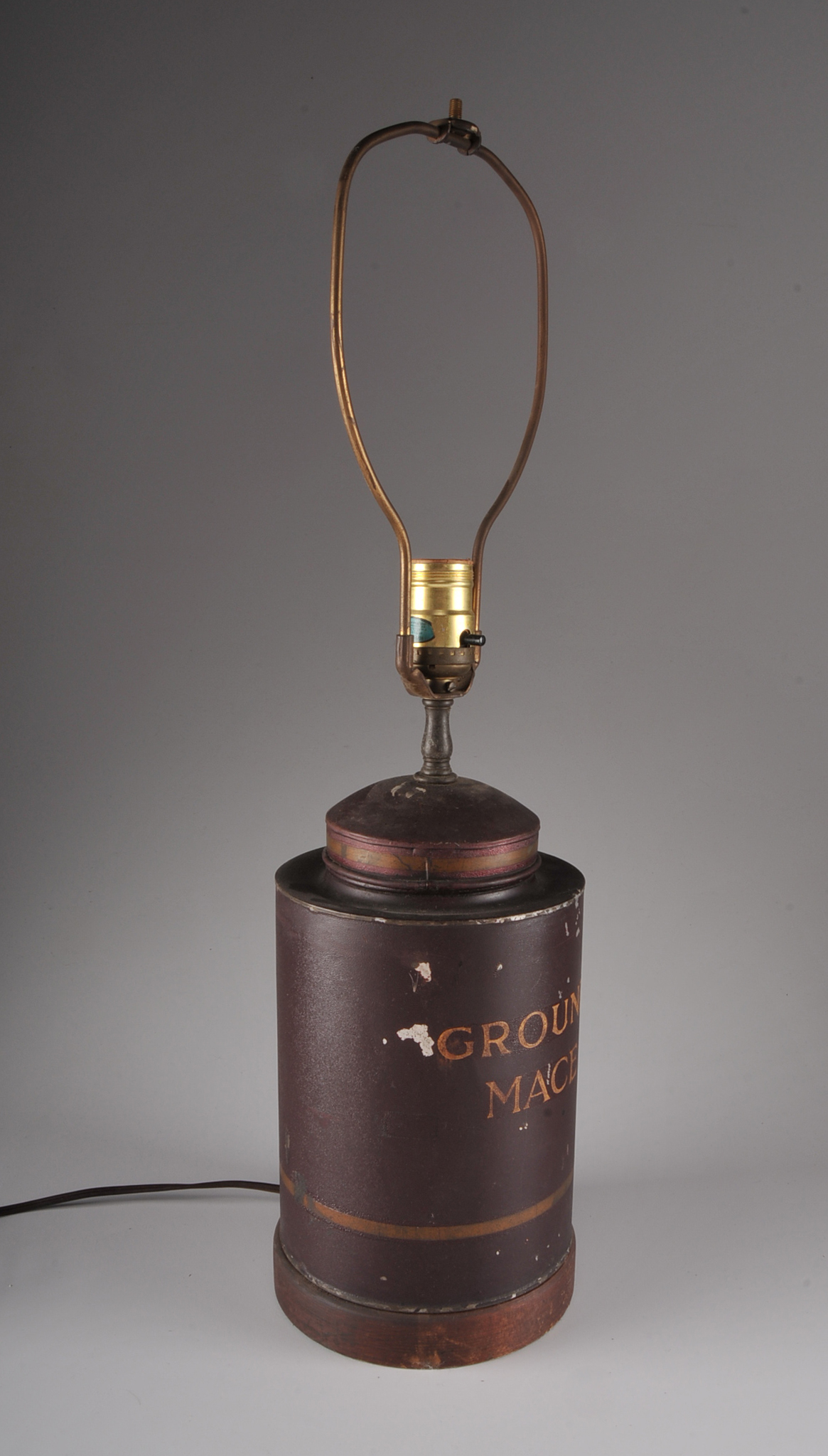 Ground Mace Spice Canister Lamp