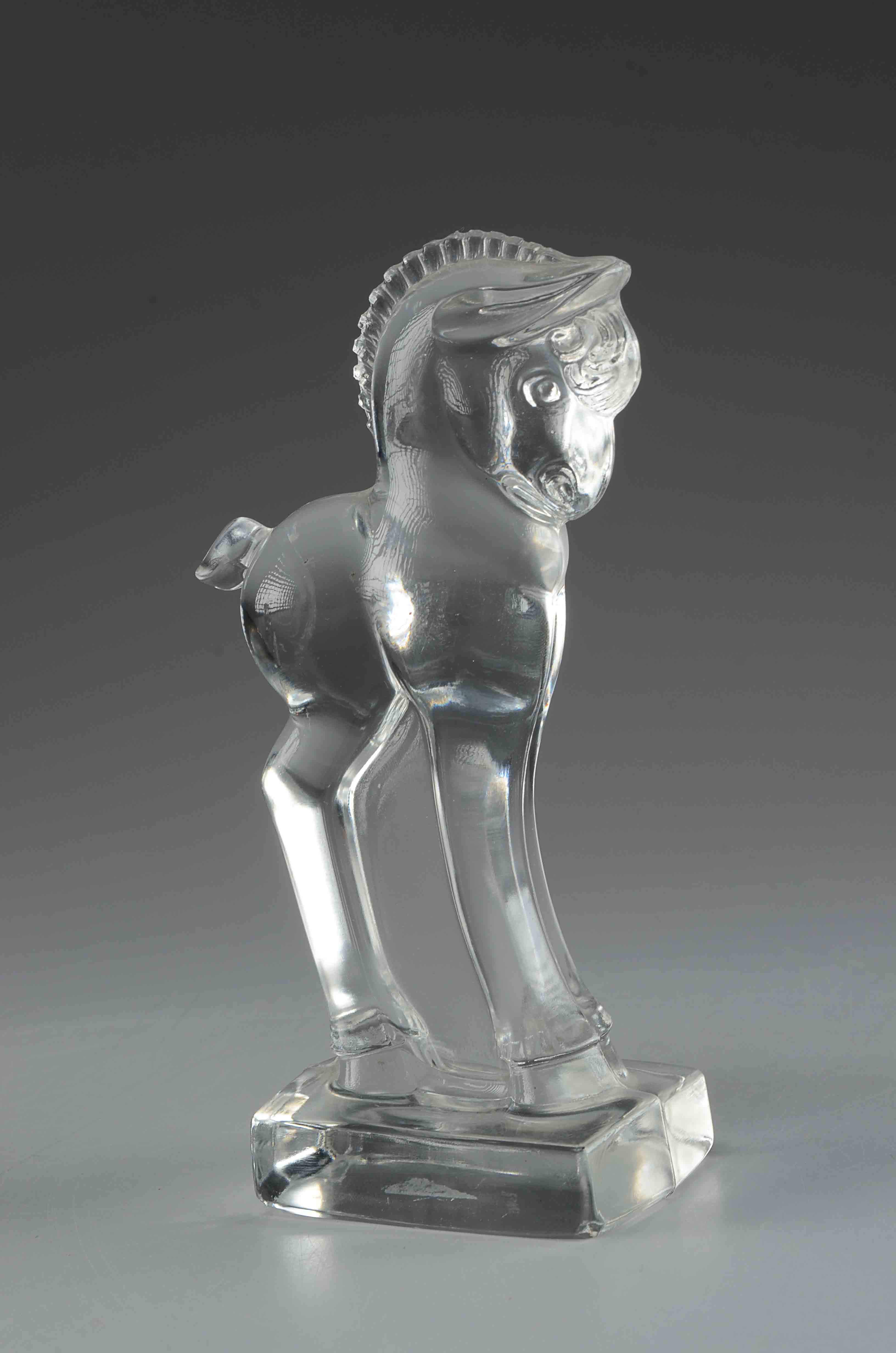 Crystal Figural Glass Ponies