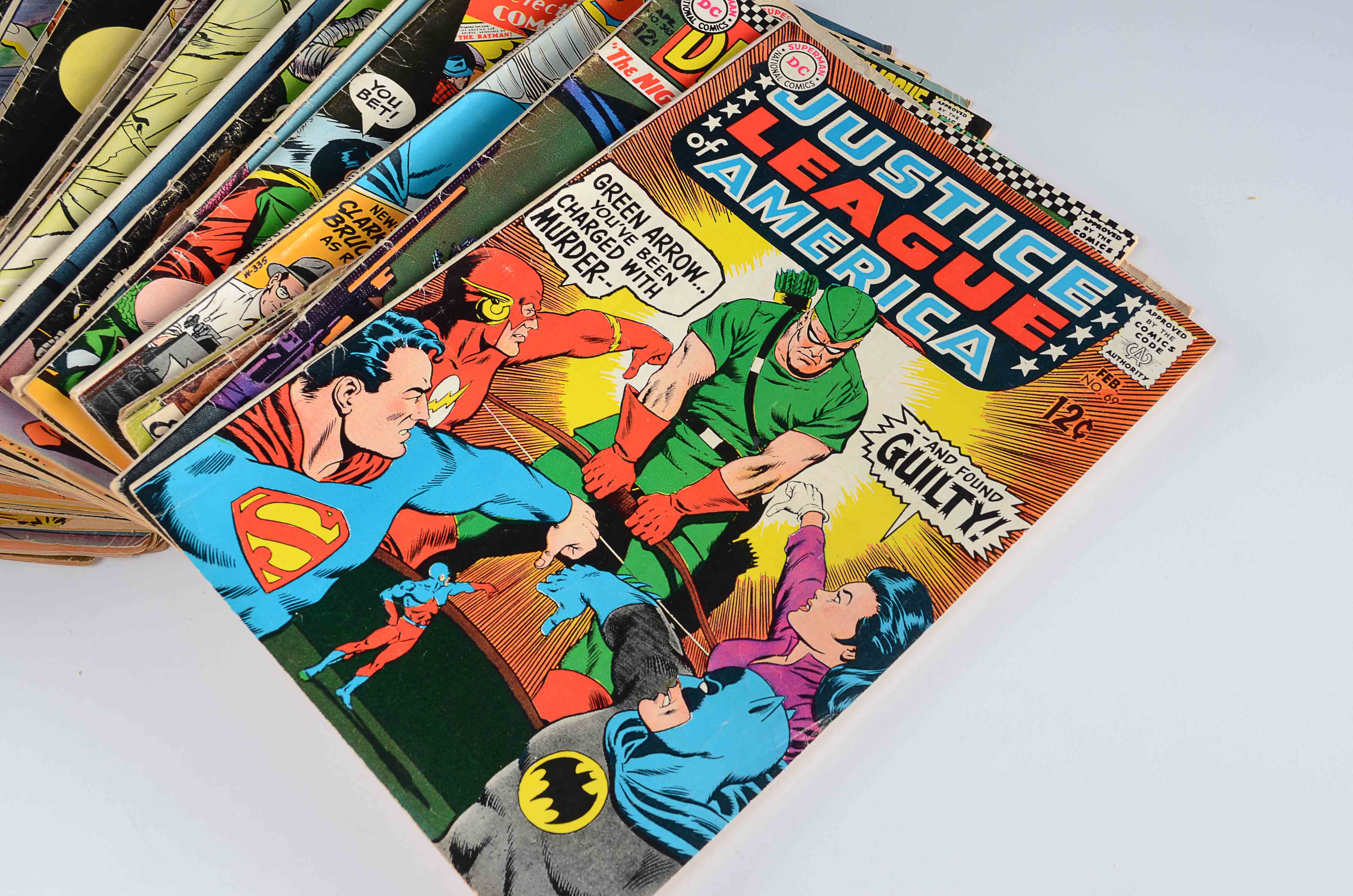 Collection of Vintage Mixed DC Comics