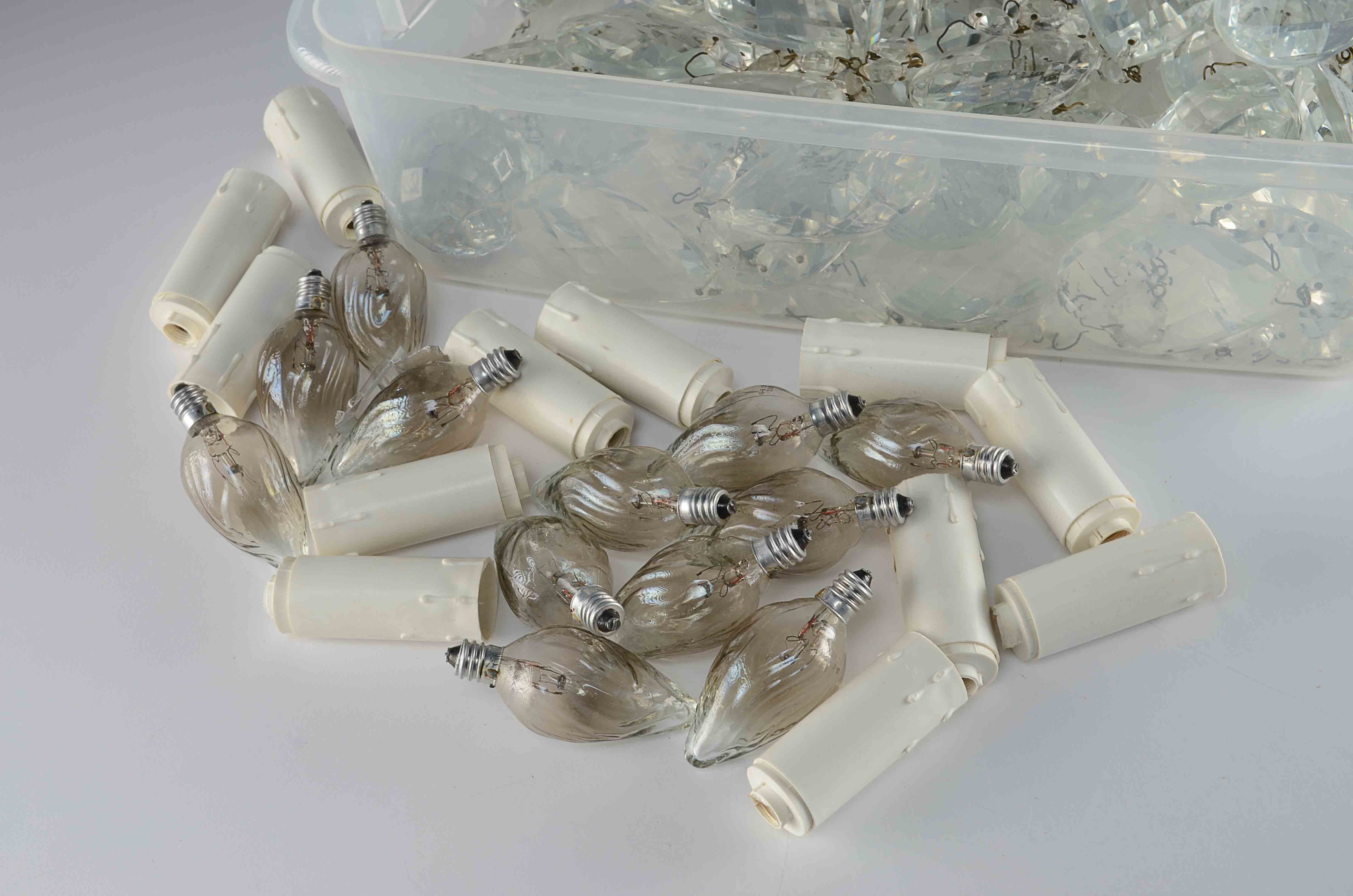 Lot of Large Chandelier Prisms