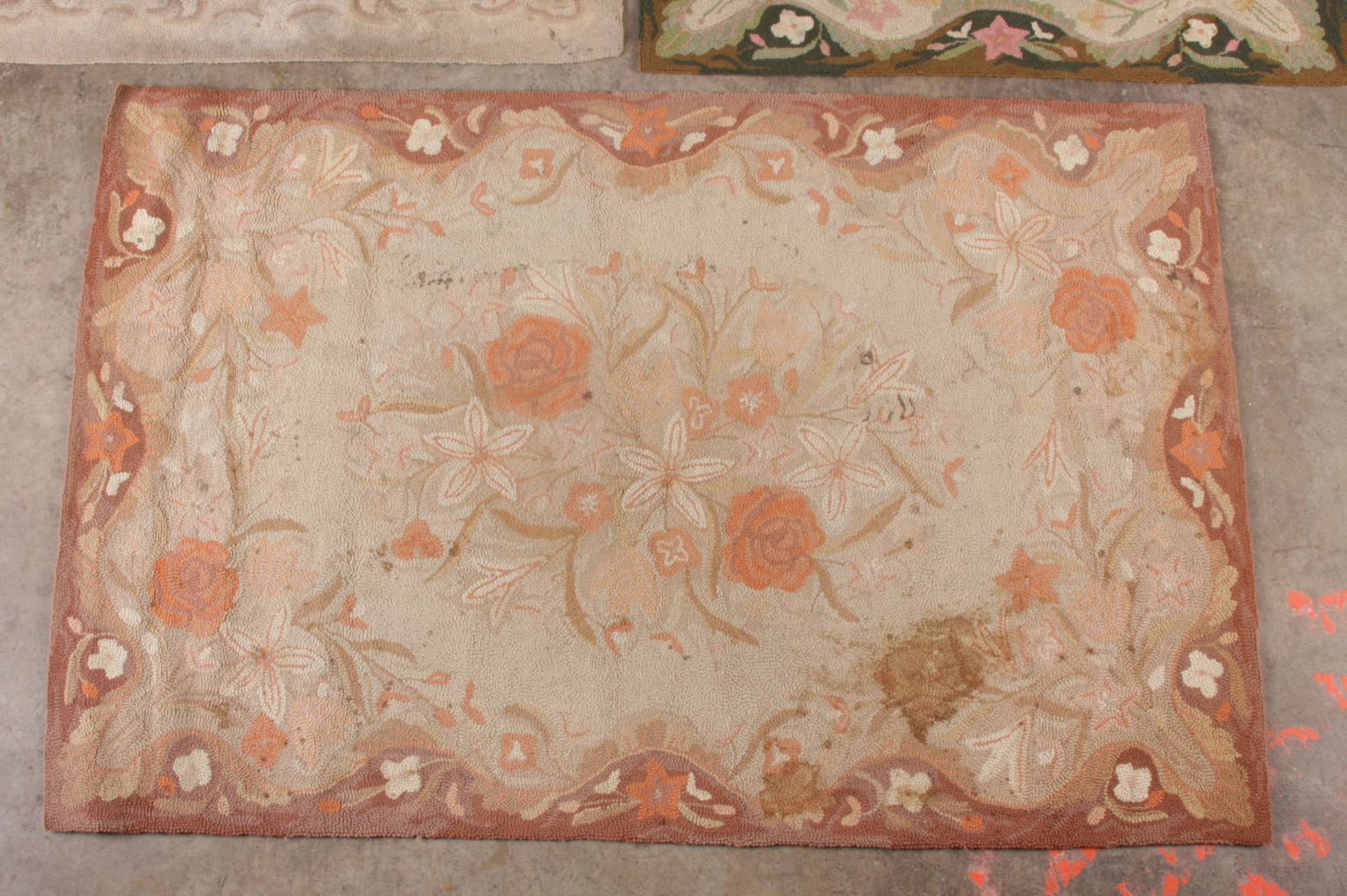 Triplet of Large Floral Rugs