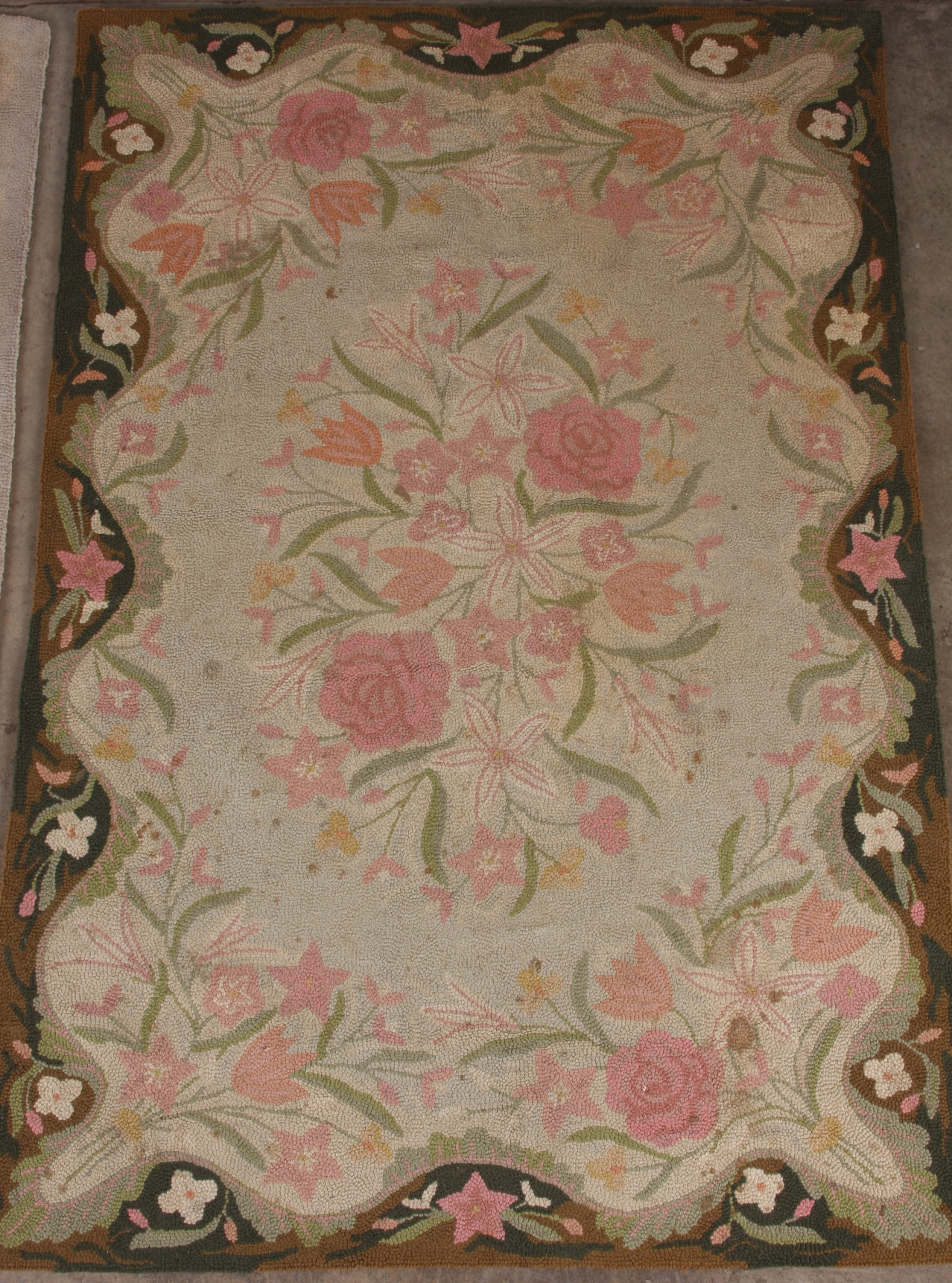 Triplet of Large Floral Rugs