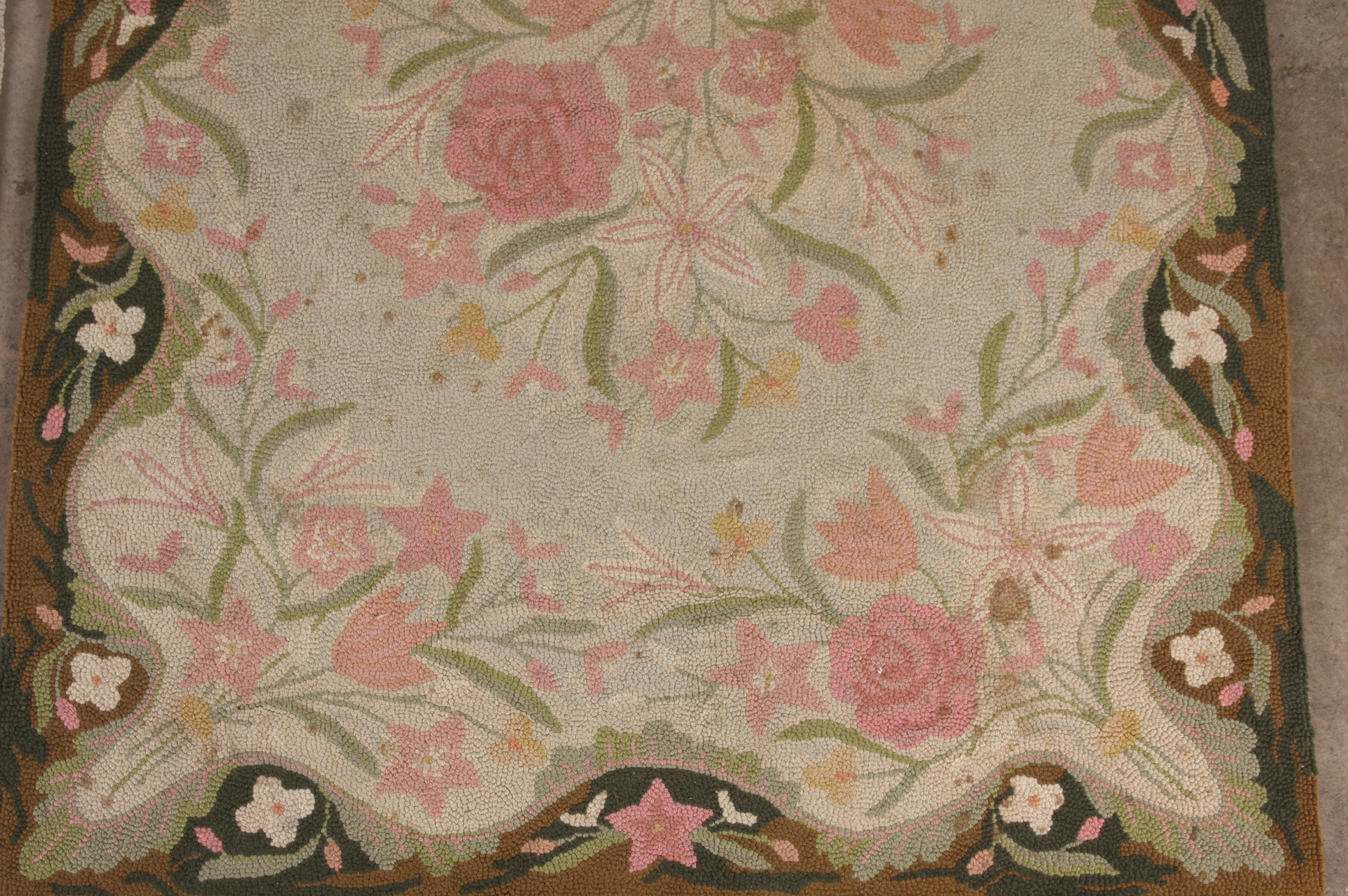 Triplet of Large Floral Rugs