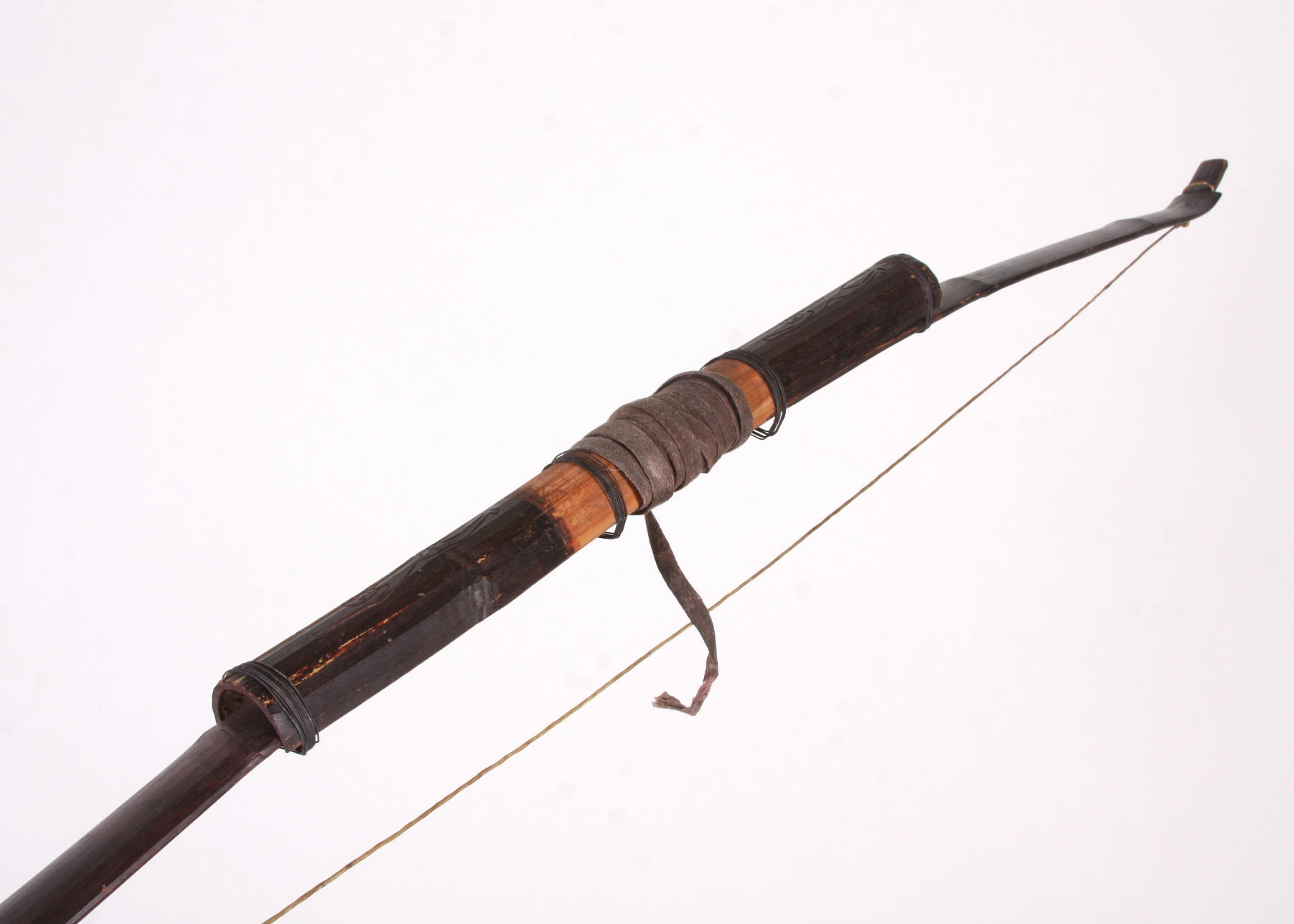 Vintage Decorative Chinese Bamboo Bow