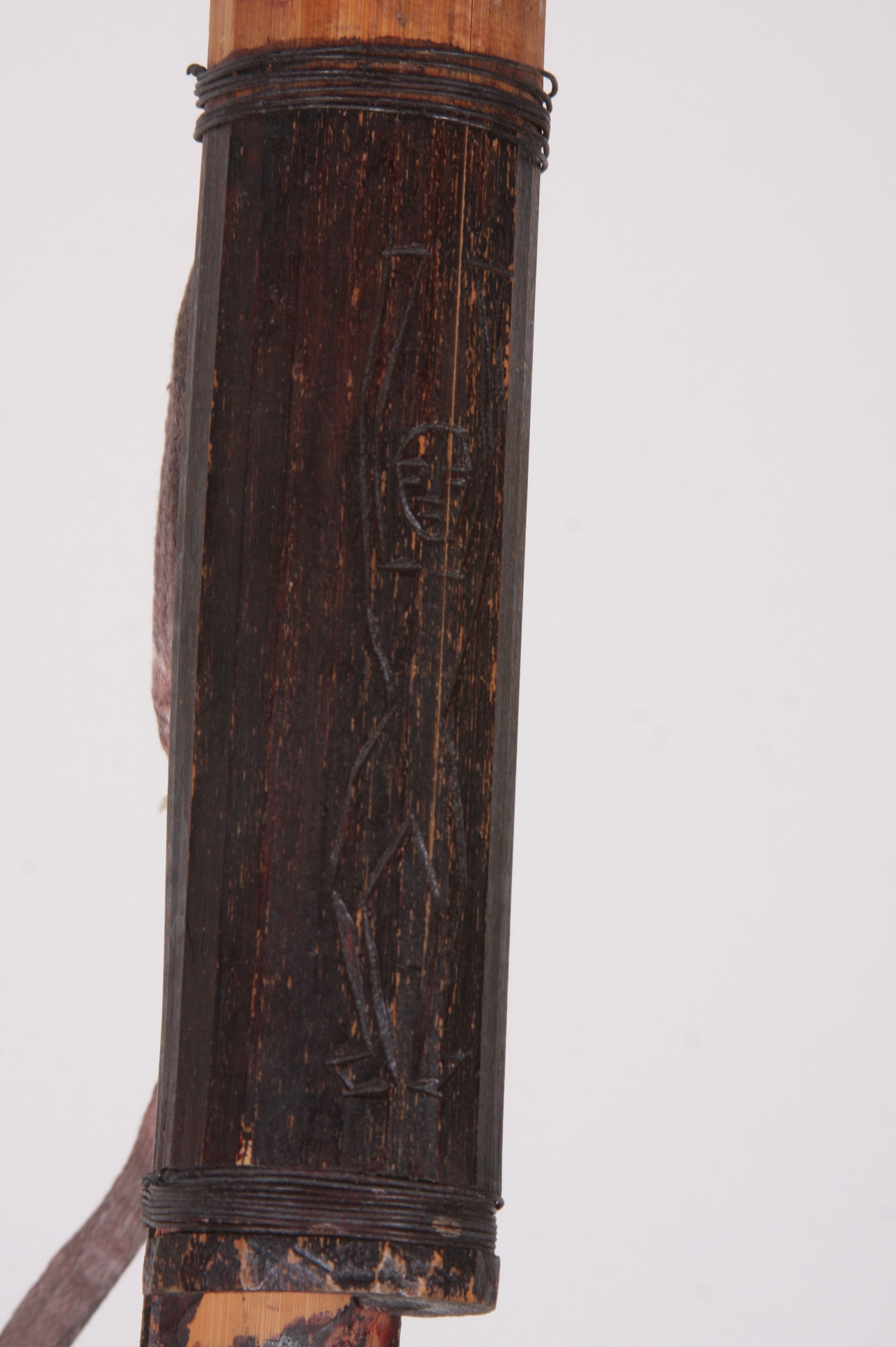 Vintage Decorative Chinese Bamboo Bow