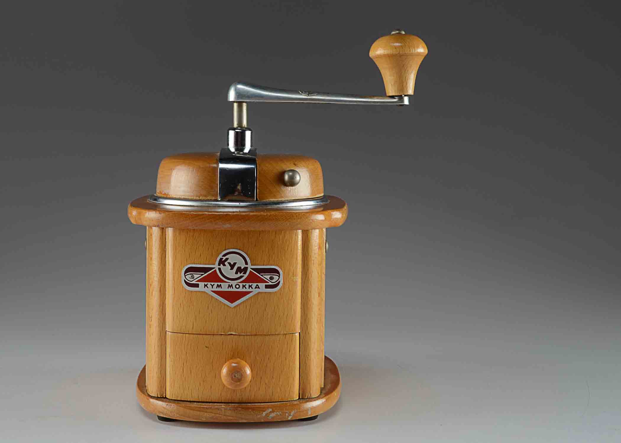 A German K.Y.M Mokka Coffee Grinder, Circa 1960's. 