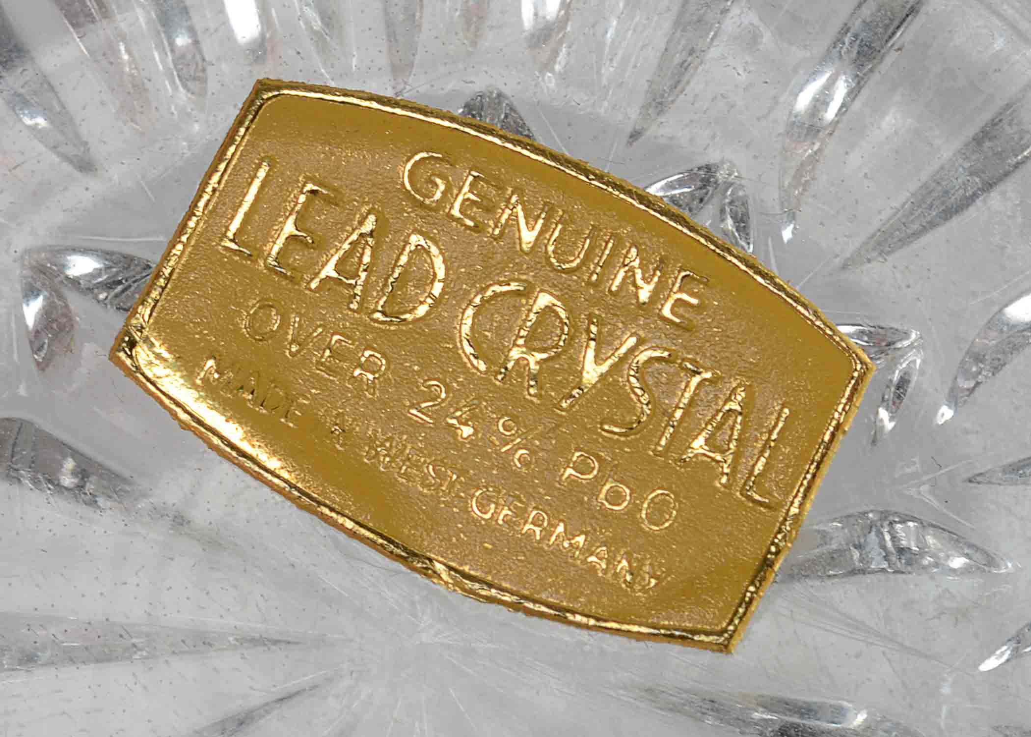 A Trio of West Germany Lead Crystal Bowls