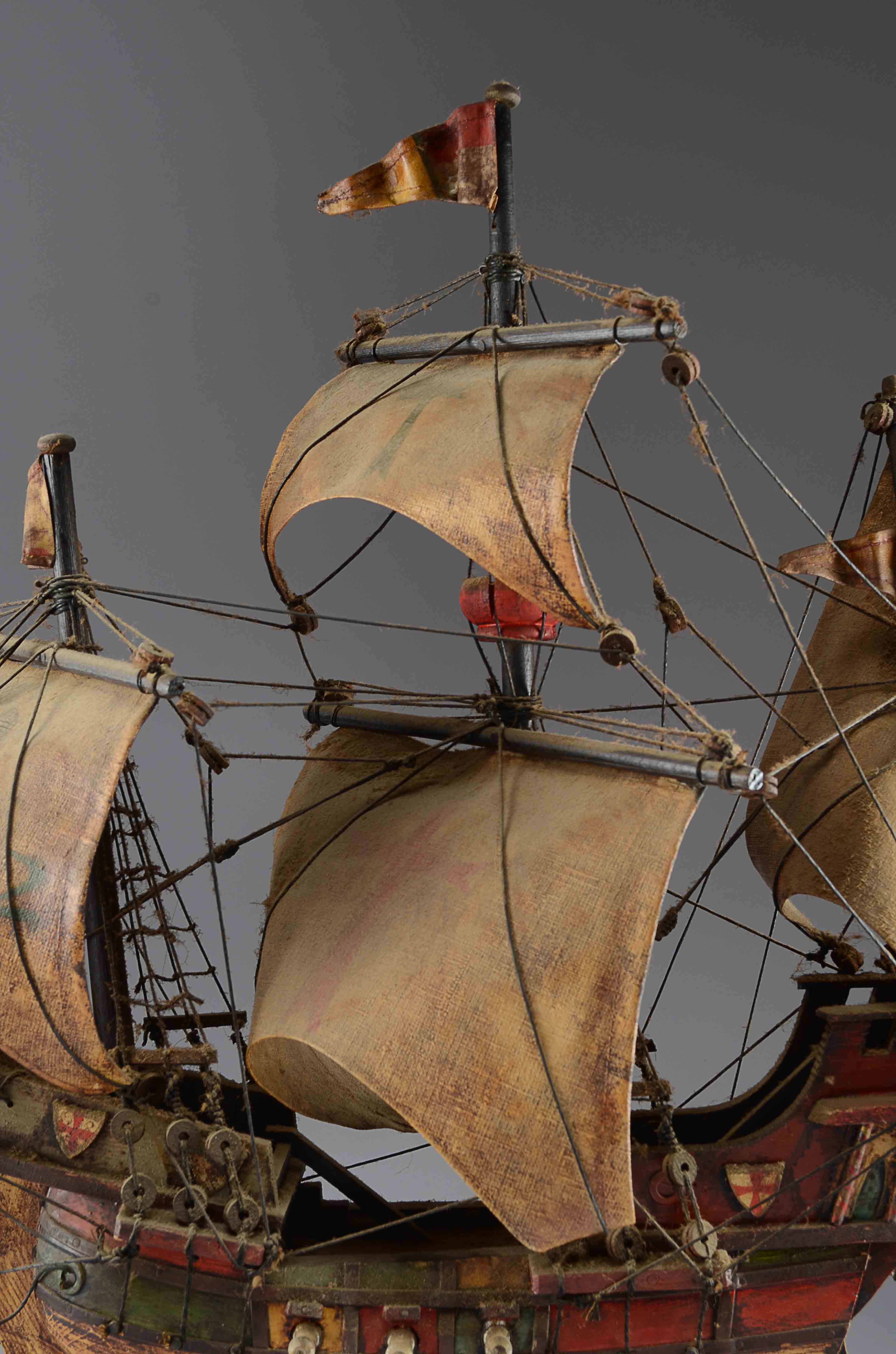 Wood Decorative Santa Maria Clipper Ship