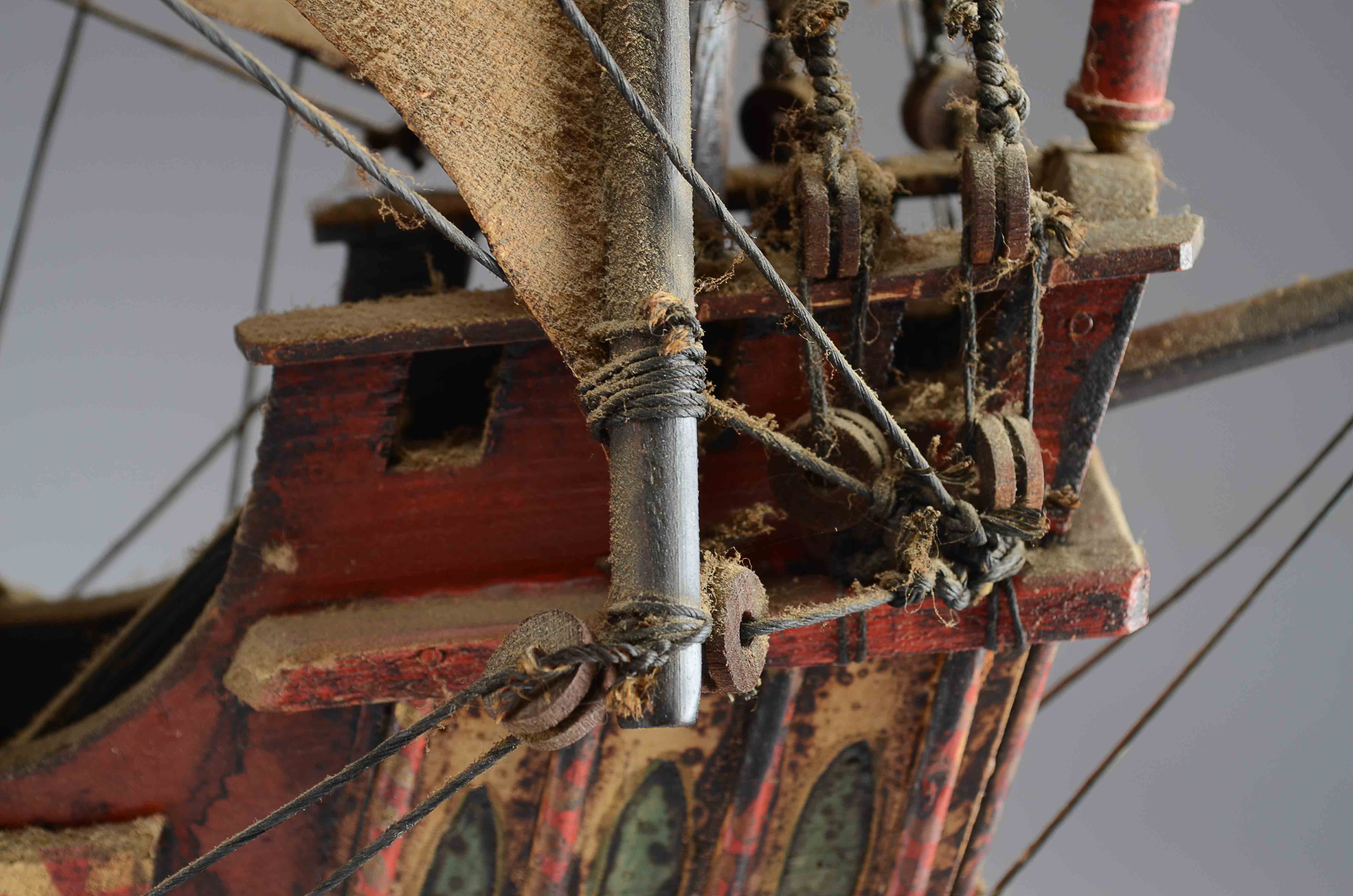 Wood Decorative Santa Maria Clipper Ship