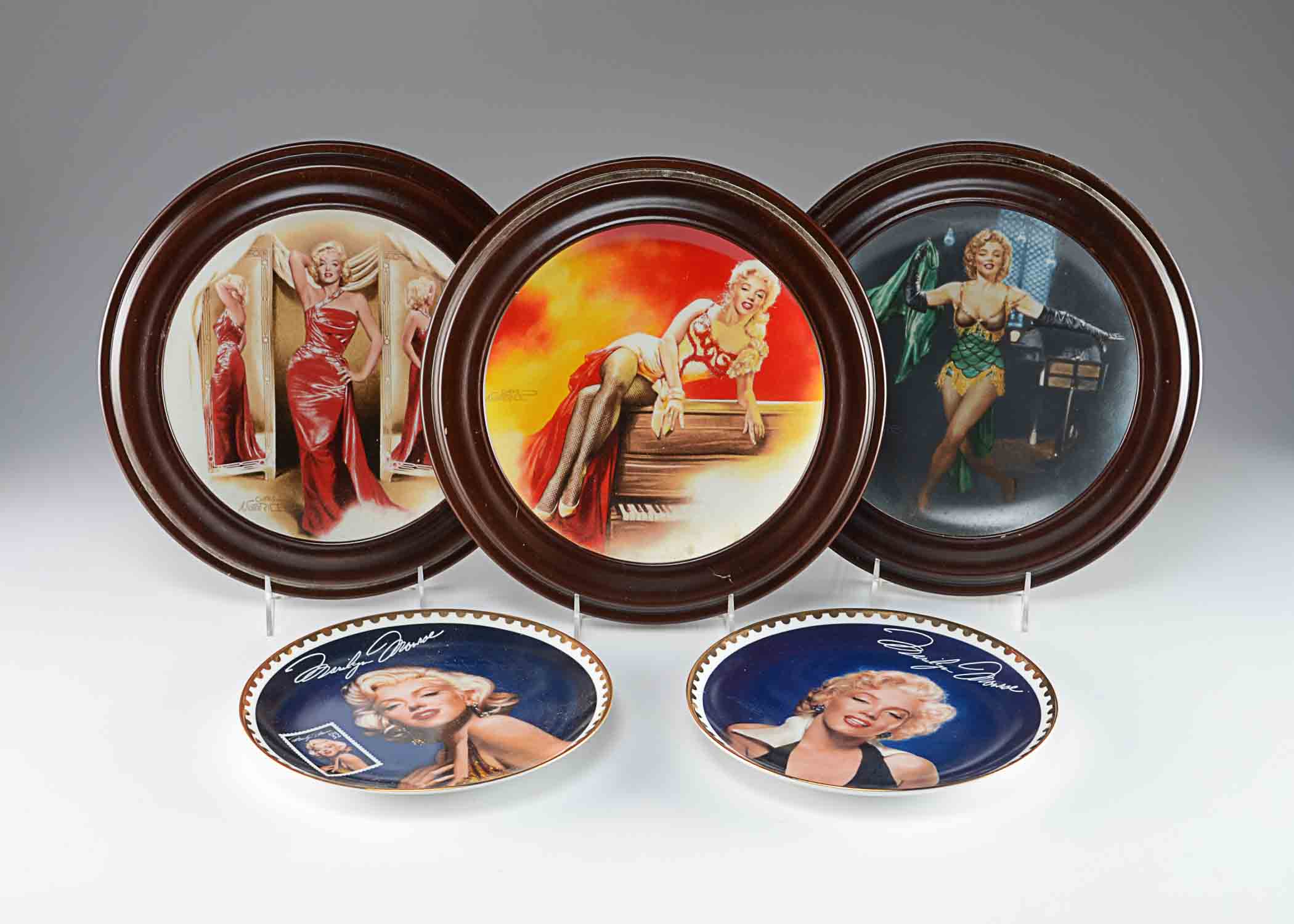 Marilyn Monroe Bradex Commemorative Plates 