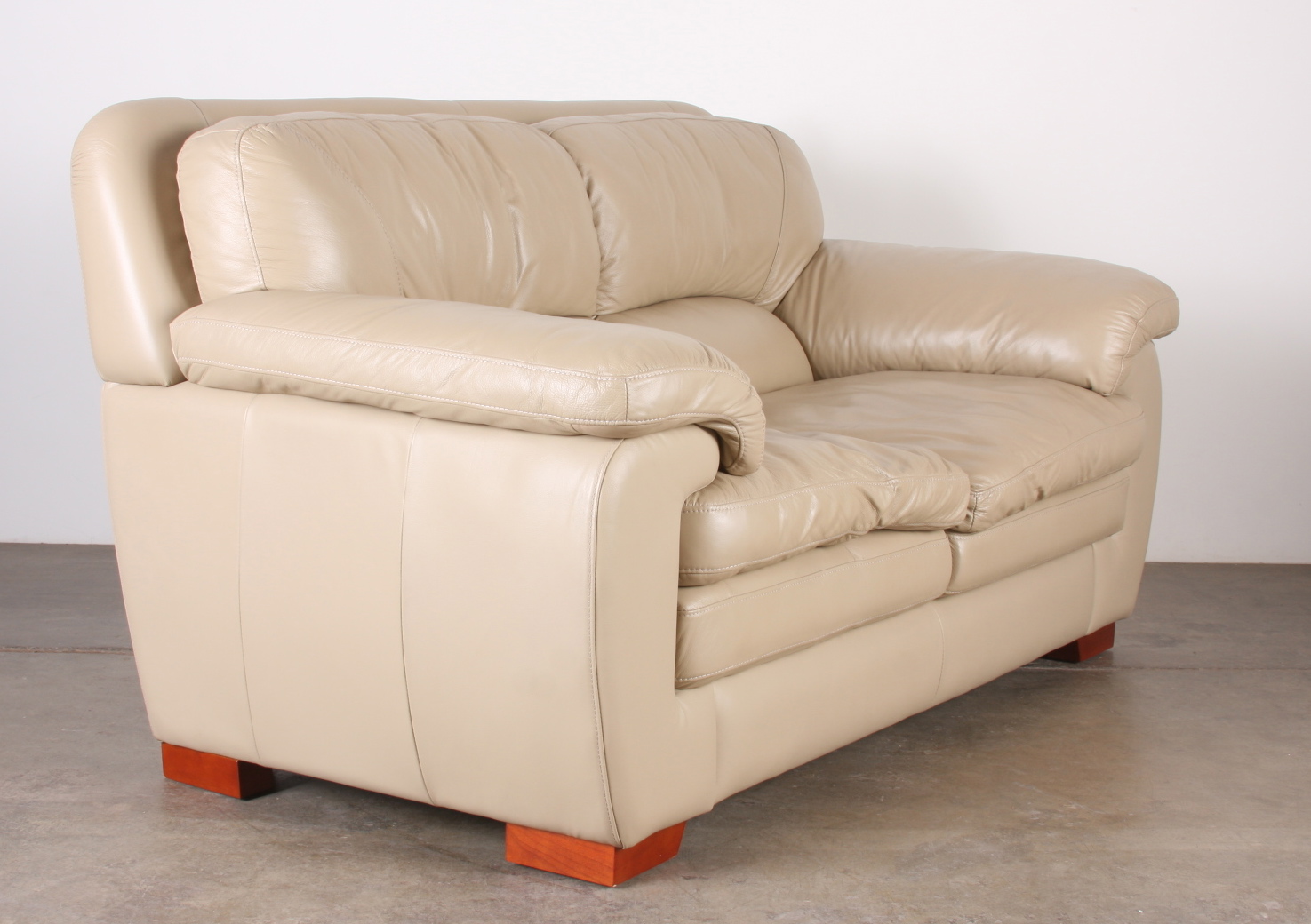 Leather Loveseat by Superb Creations