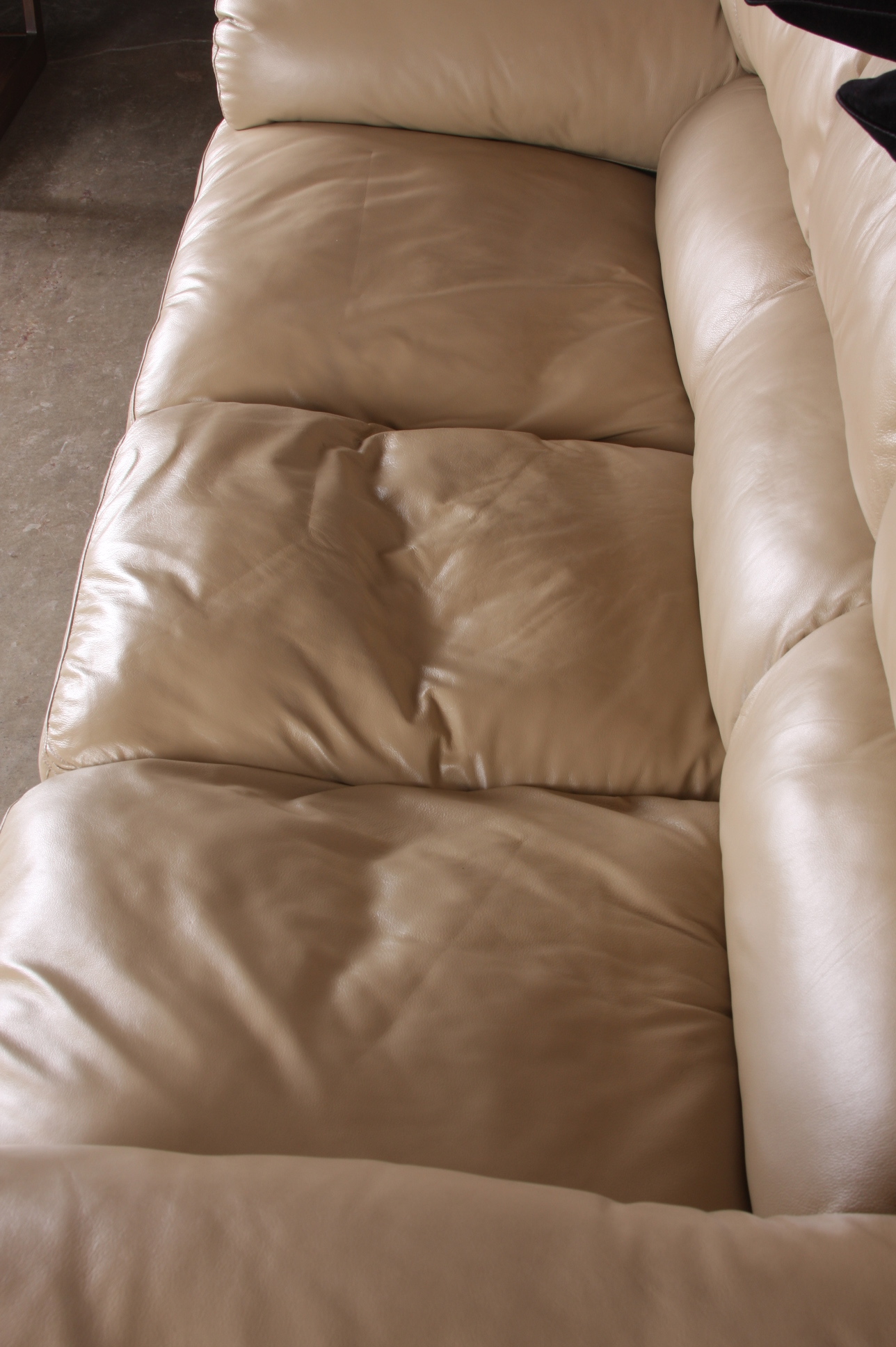 Leather Sofa by Superb Creations