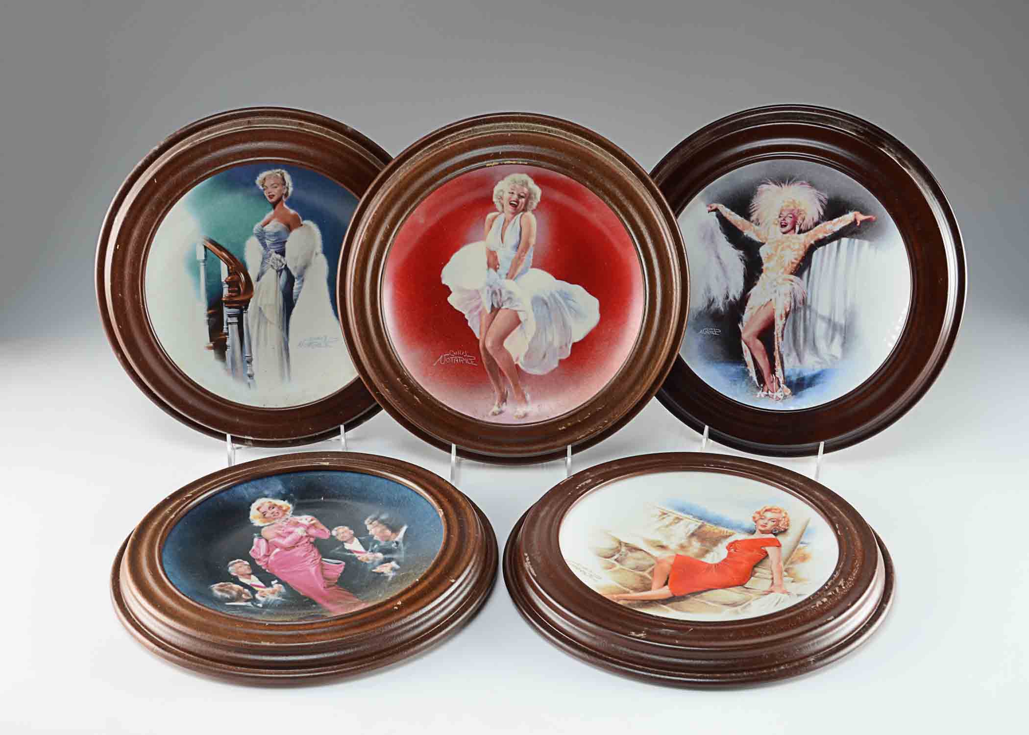 Marilyn Monroe Bradex Commemorative Plates 