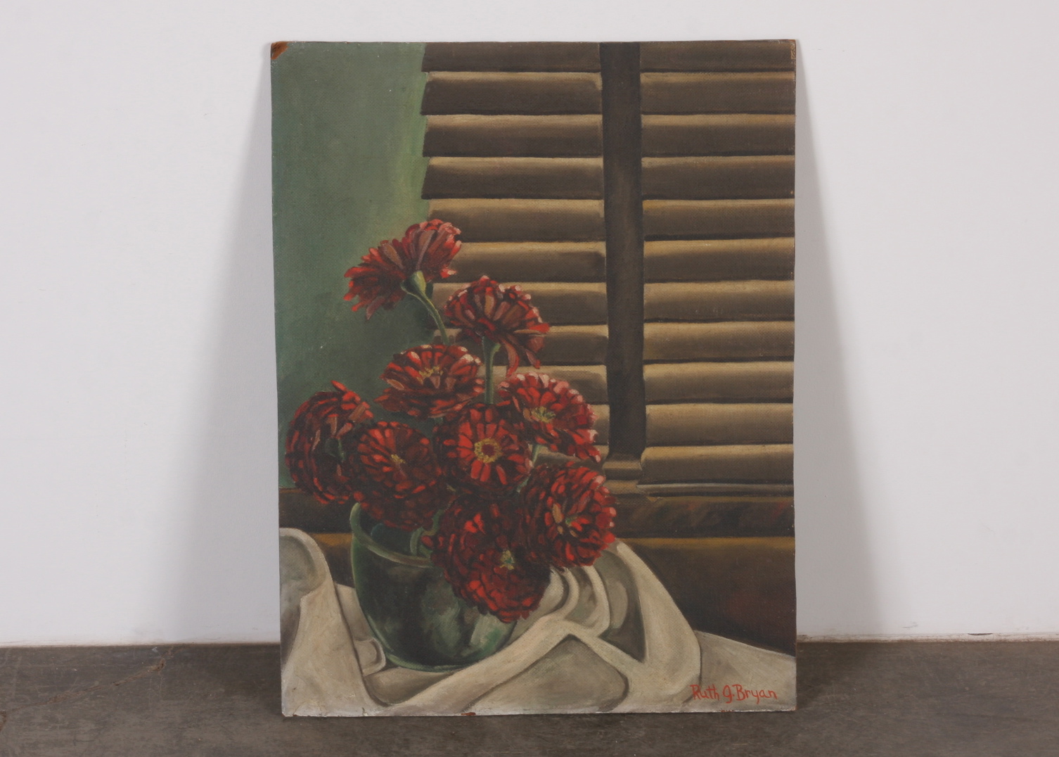 Original Ruth G. Bryan Oil on Masonite