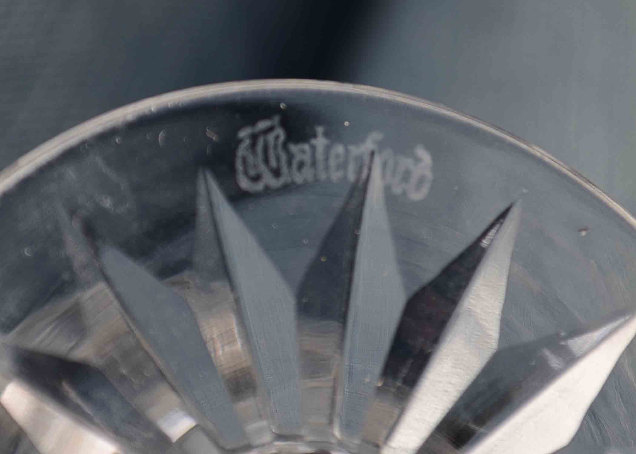 Vintage Waterford Crystal Tall Salt n Pepper