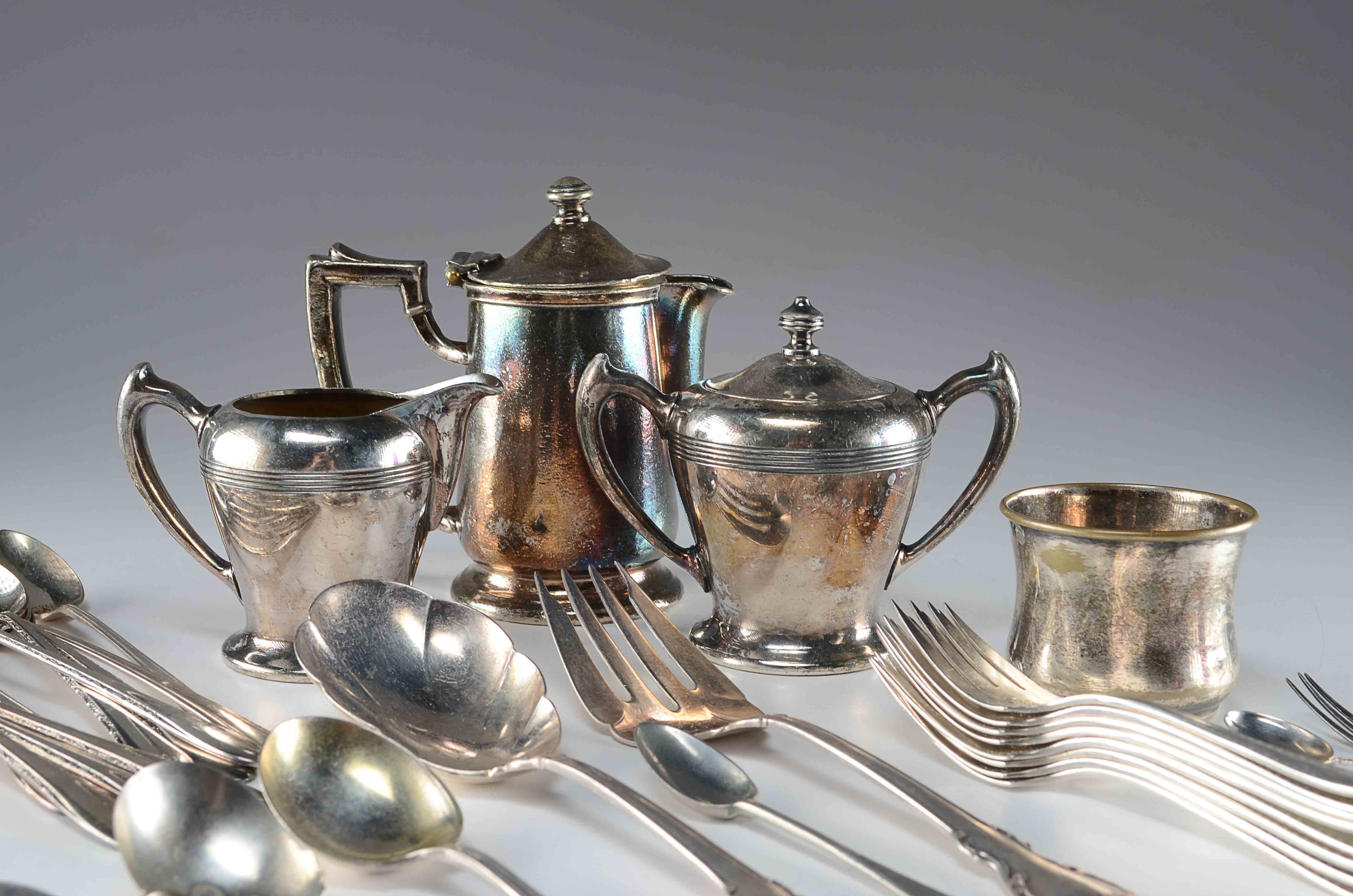 Mixed Collection of Silver Plate Pieces