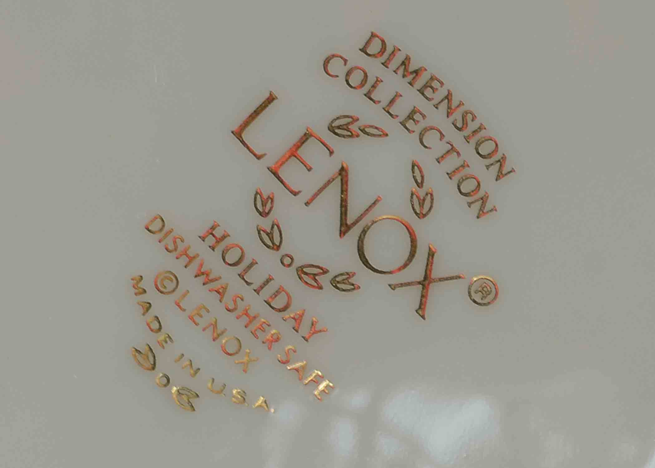 Lenox Holiday Hollyberry Mugs & Candlesticks