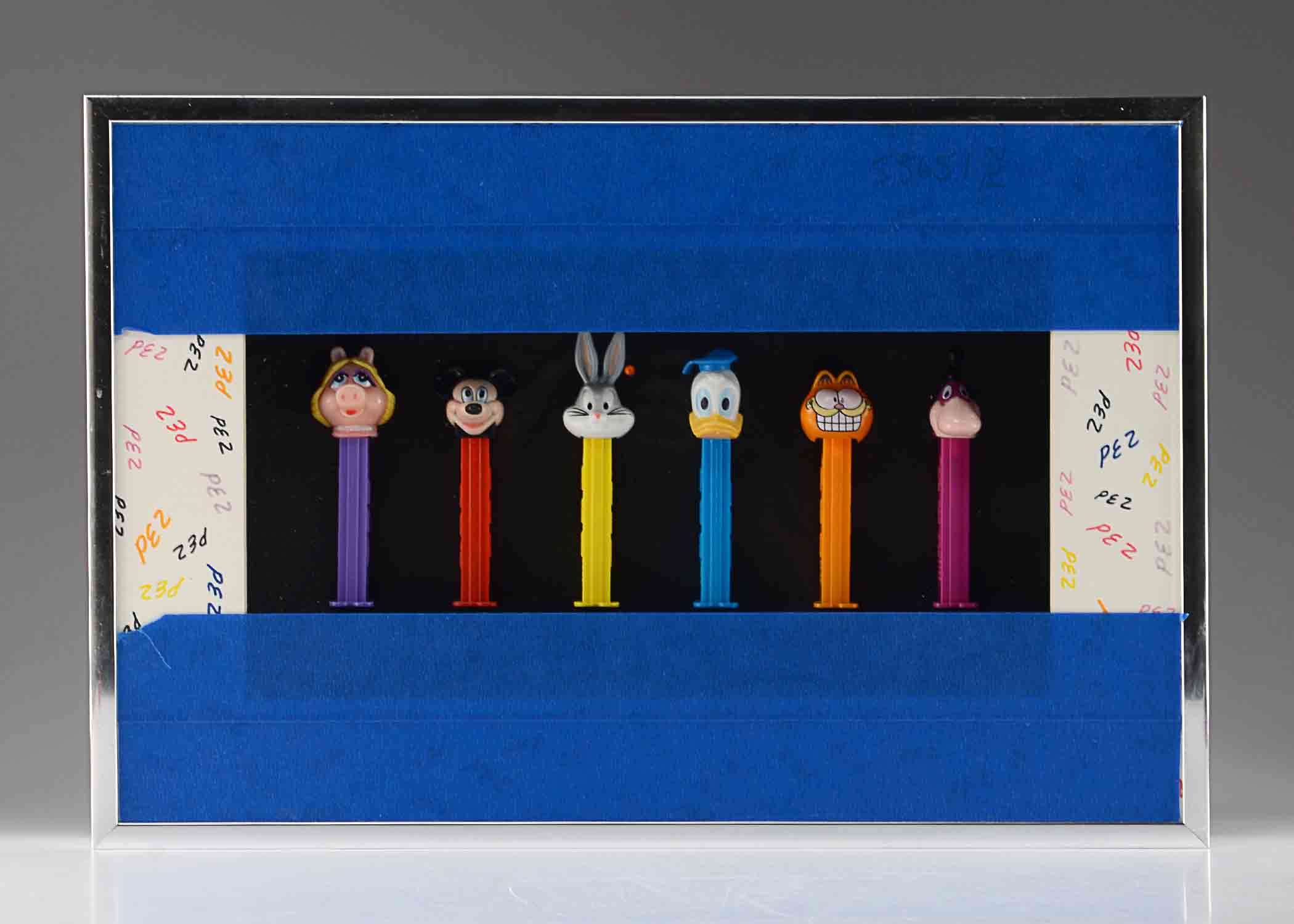 Whimsical PEZ Candy Dispenser Display 