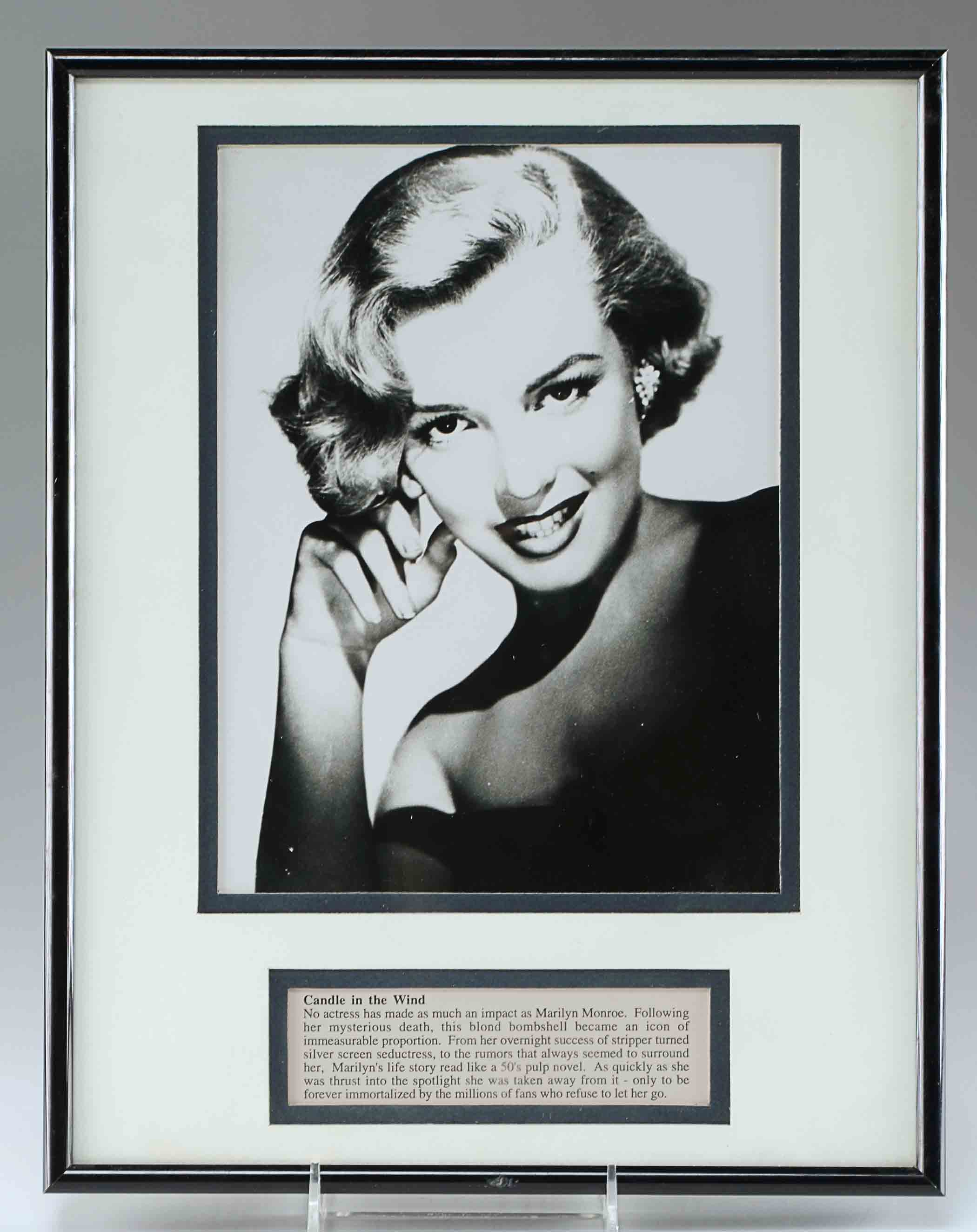Framed Photo of Youn Marilyn