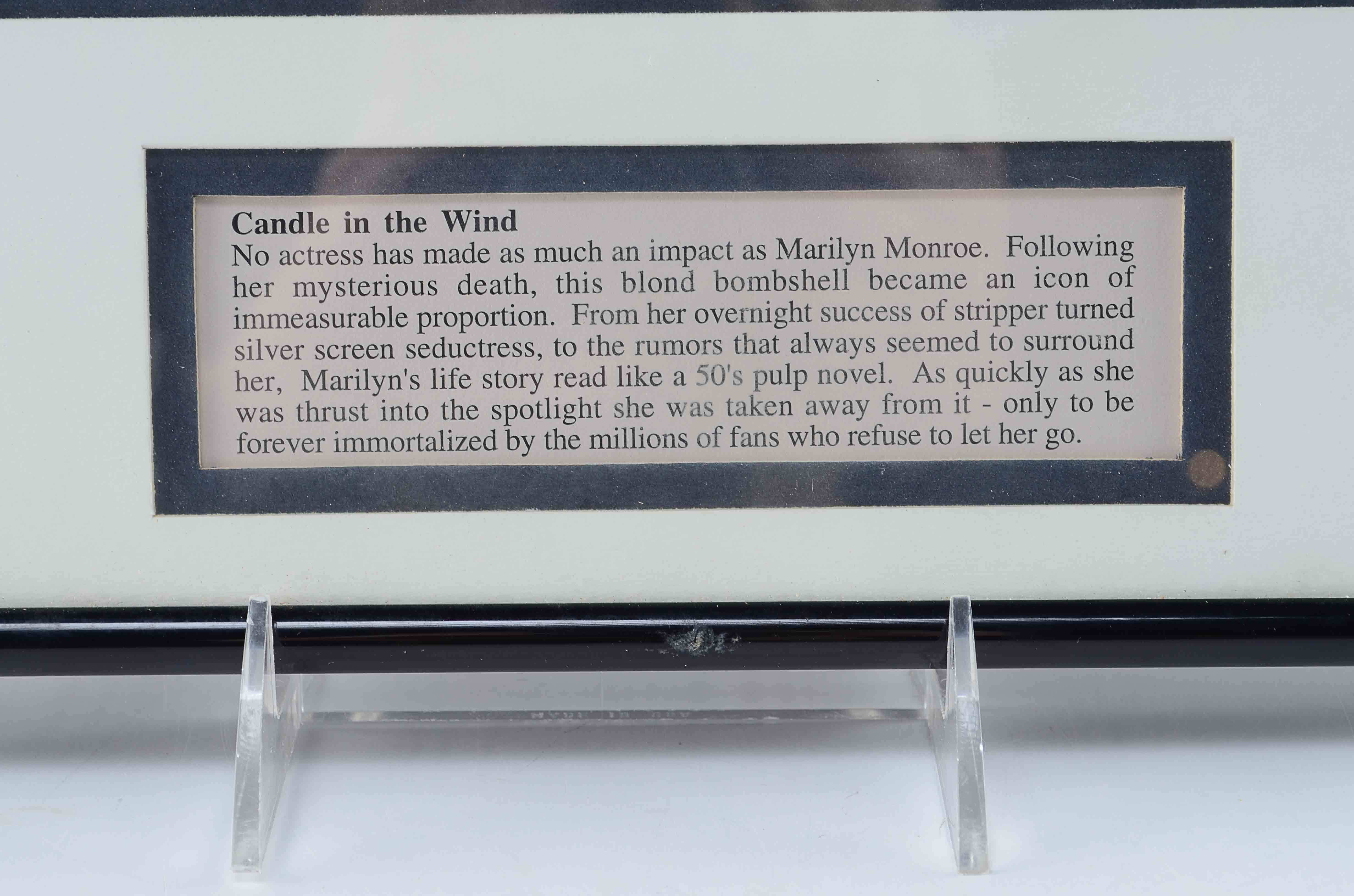 Framed Photo of Youn Marilyn