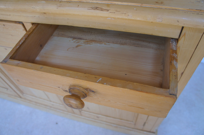 'Prince of Wales' Vintage Irish Pine Cupboard