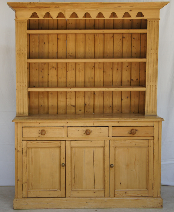'Prince of Wales' Vintage Irish Pine Cupboard