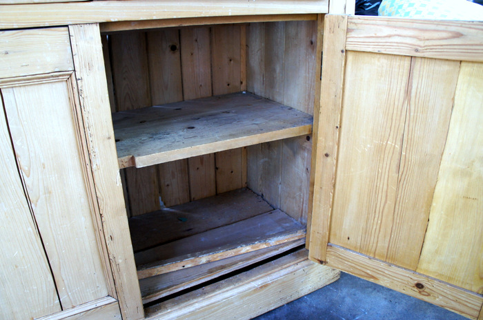 'Prince of Wales' Vintage Irish Pine Cupboard