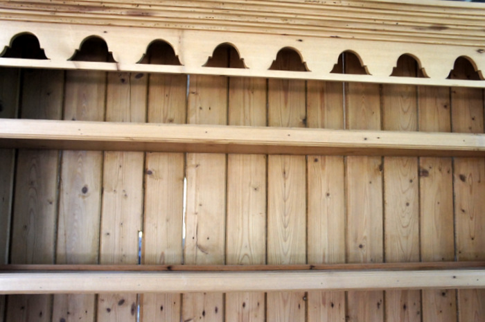 'Prince of Wales' Vintage Irish Pine Cupboard