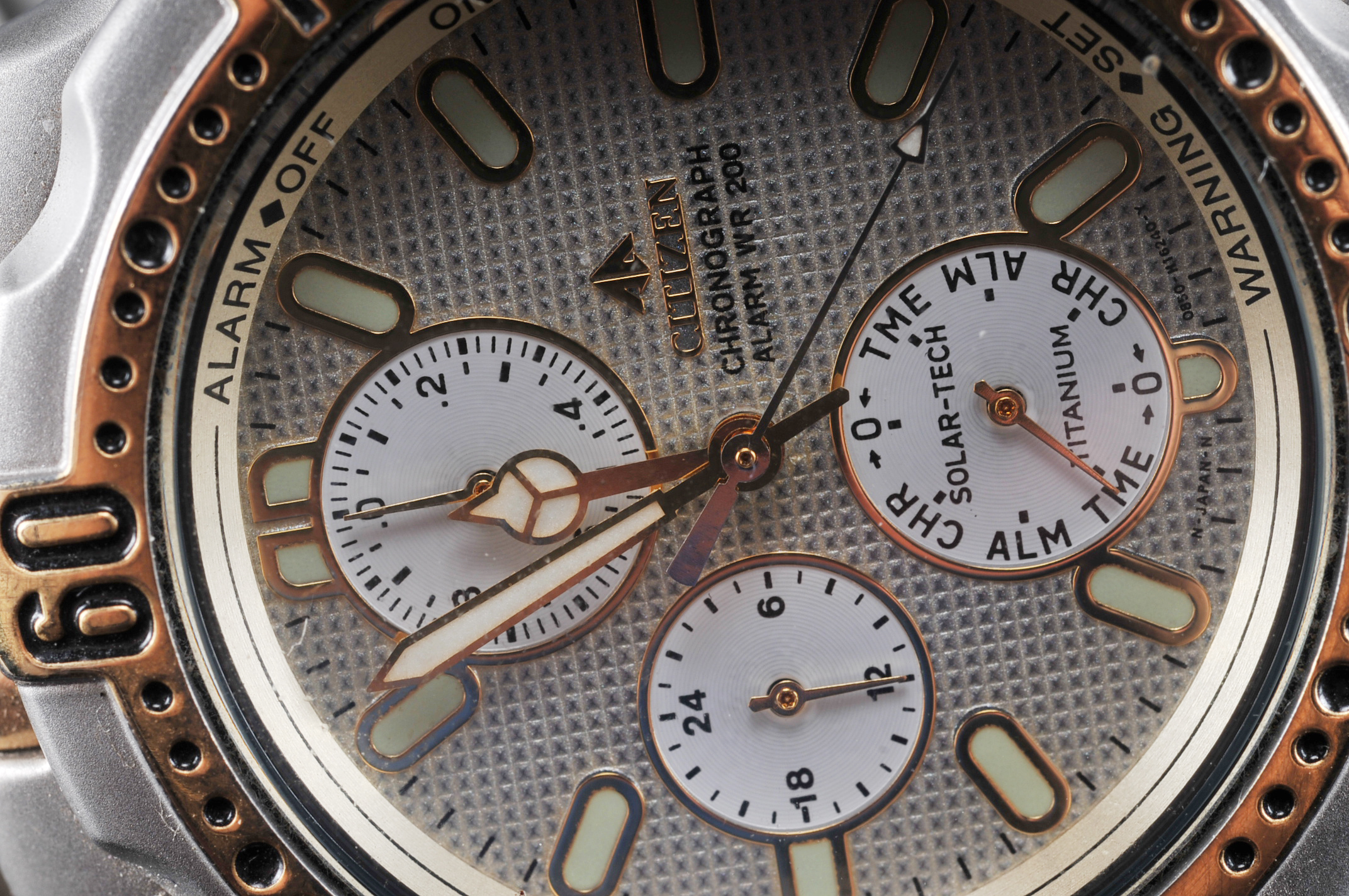 A Citizen Mens Chronograph Titanium Eco-Drive Watch