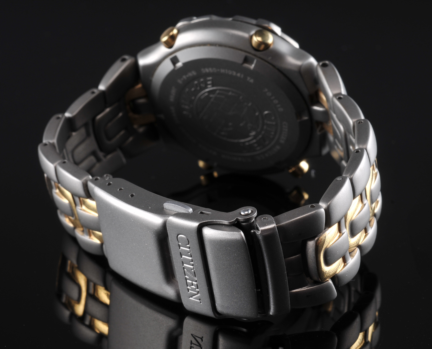 A Citizen Mens Chronograph Titanium Eco-Drive Watch