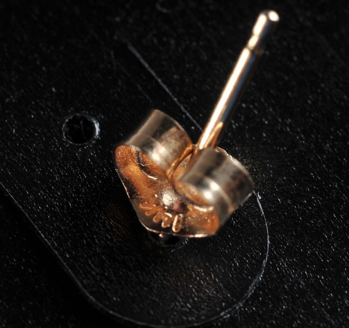 Pair of 14kt Gold Earrings