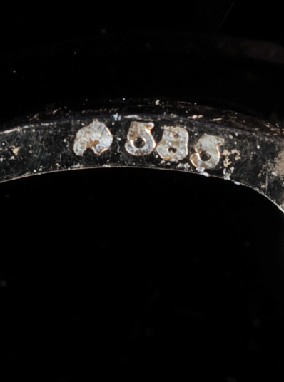 Pair of 14kt Gold Earrings