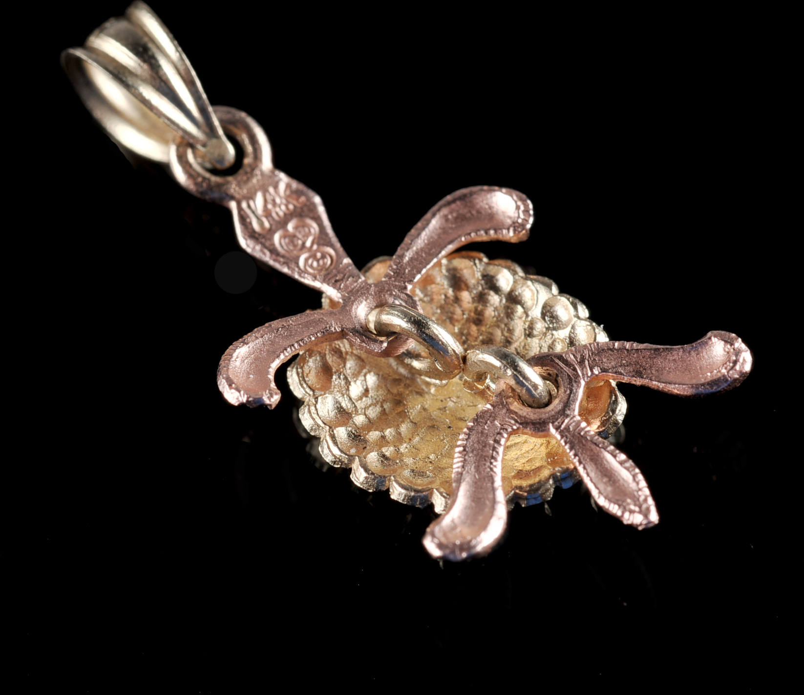 14K Gold Turtle Pendant