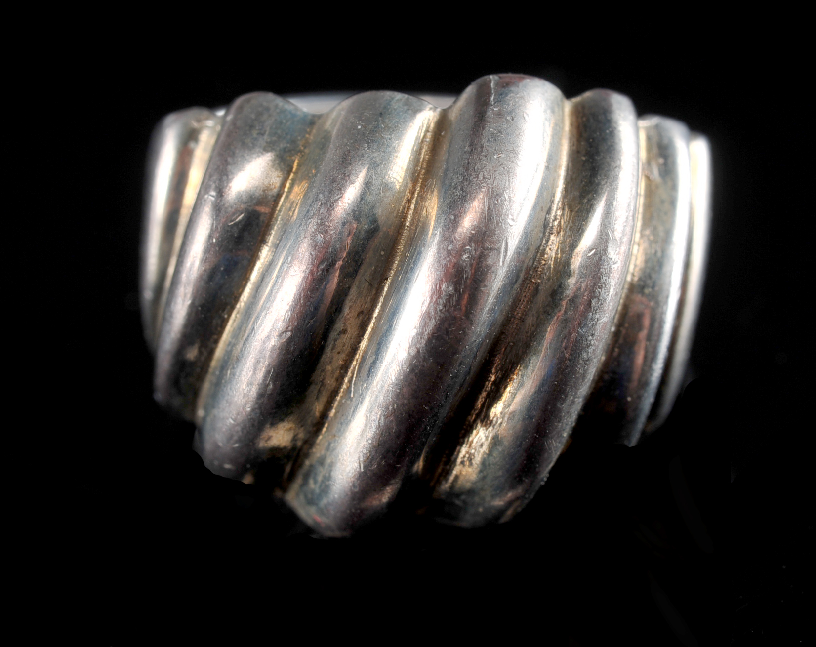 Set of 5 Sterling Silver Rings with Stones