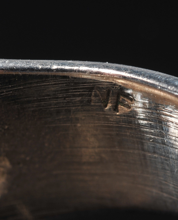 Set of 5 Sterling Silver Rings with Stones