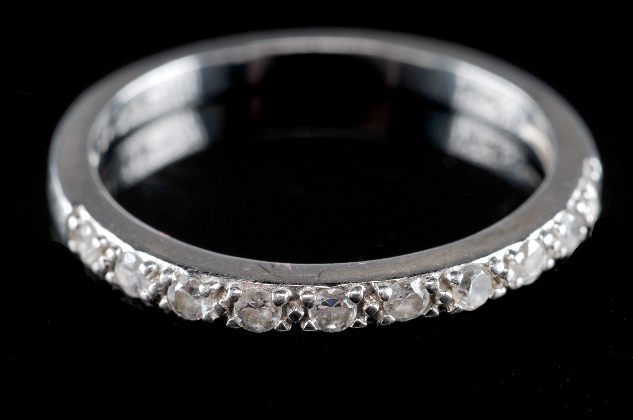 Set of 5 Sterling Silver Rings with Stones