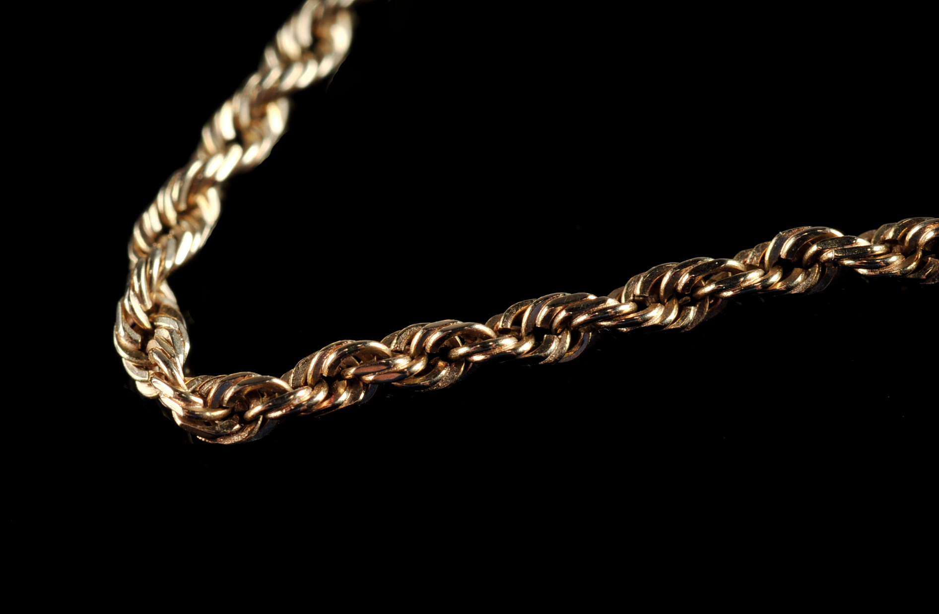 14kt Rope Necklace