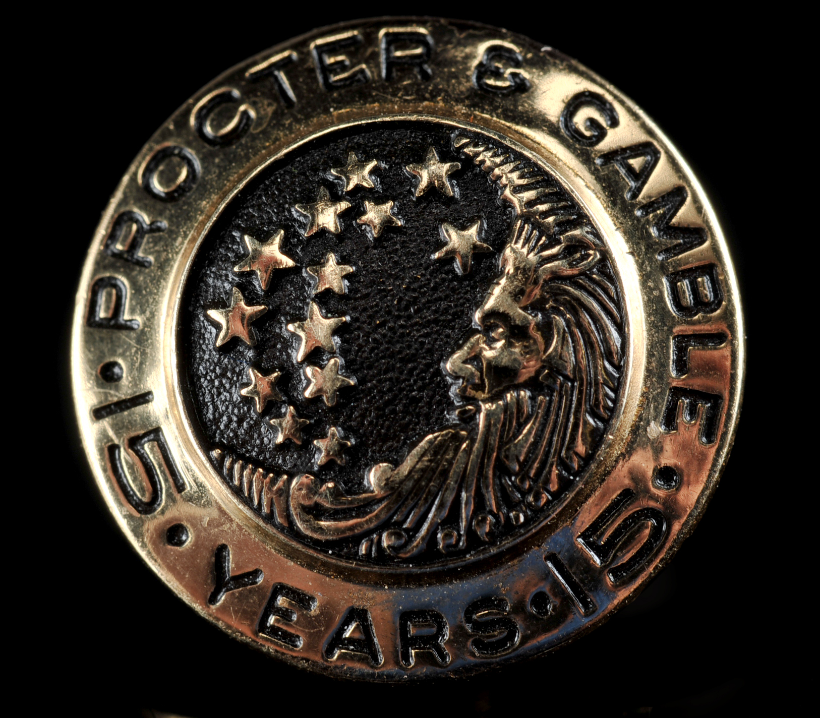 Pair of 10kt Tie Pins P&G and Armco