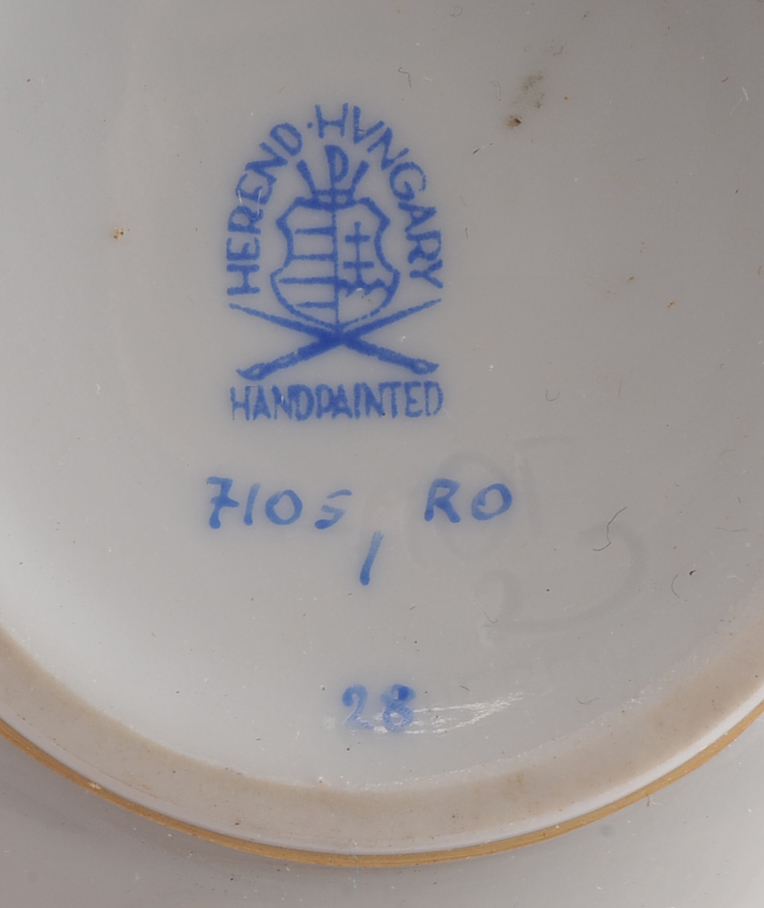 Assorted Porcelain - Delft and Herend.