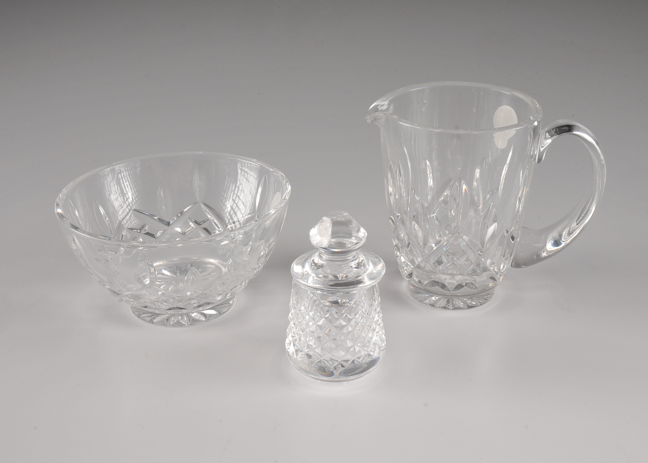 Vintage Waterford Crystal Open Cream & Sugar