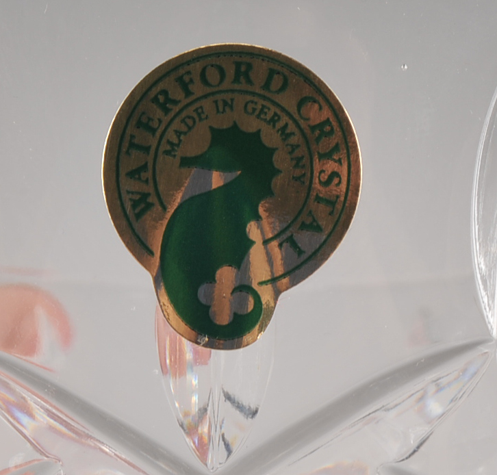 Vintage Waterford Crystal Open Cream & Sugar