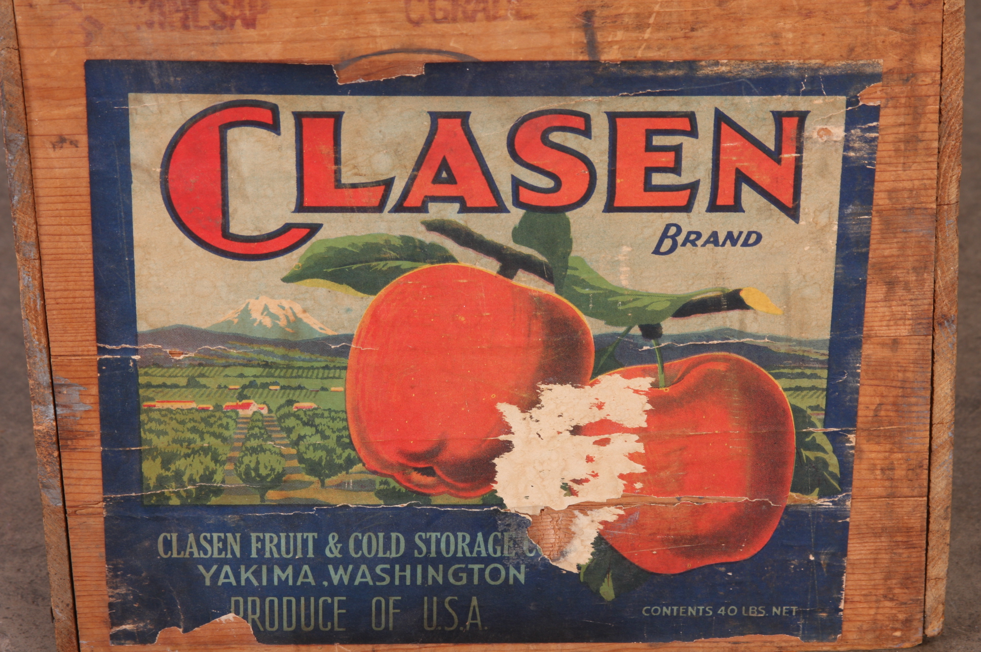 Pair of Antique Apple Crates 