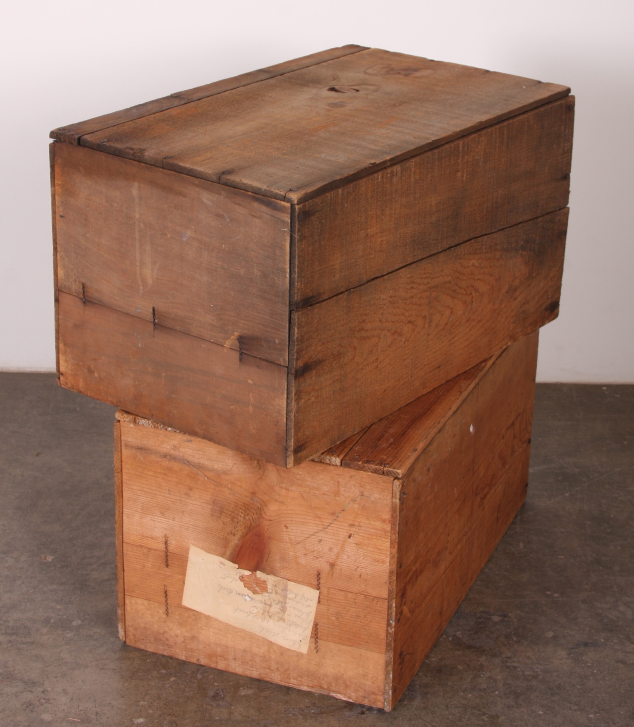 Pair of Antique Apple Crates 