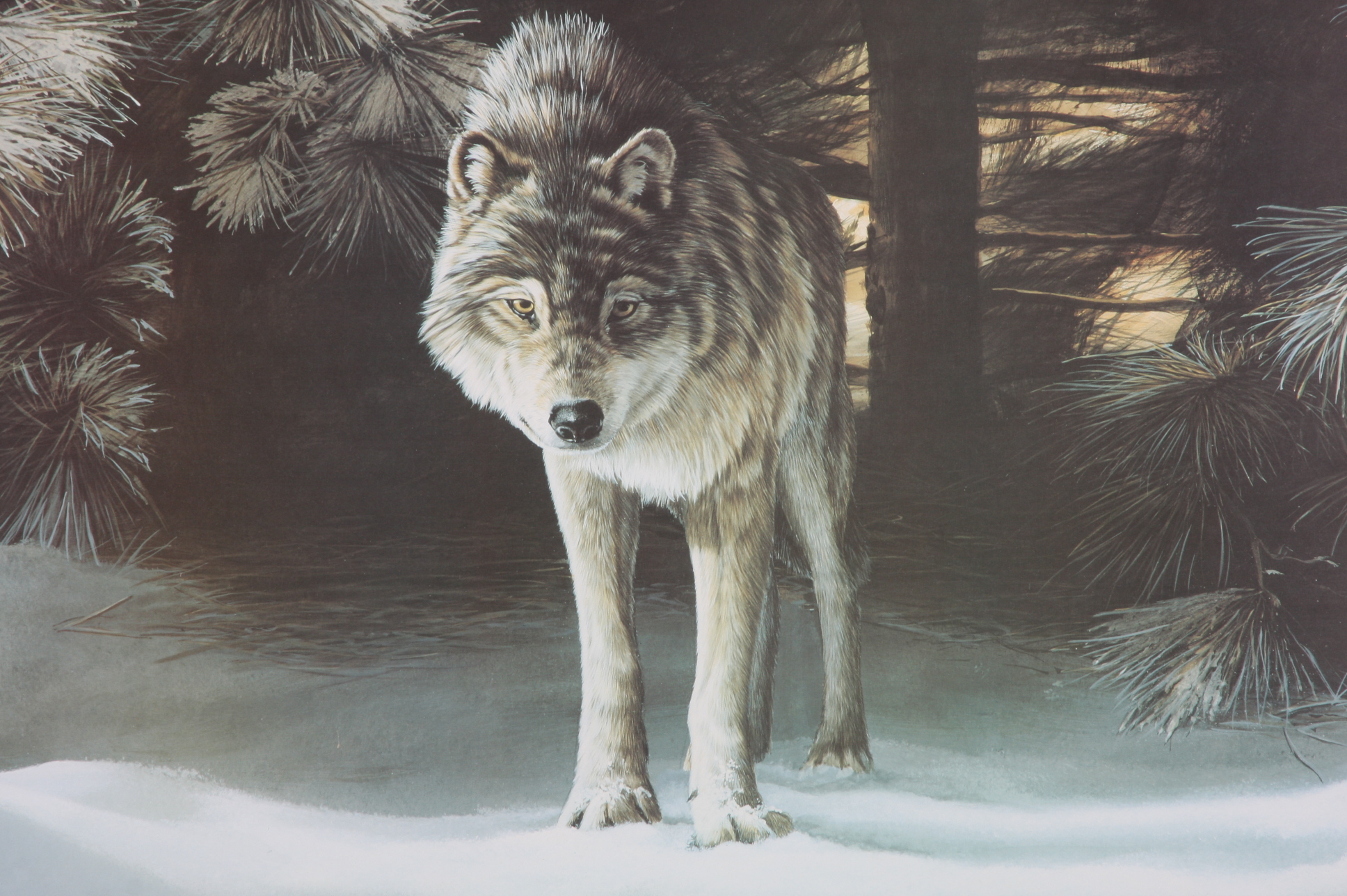 Original Christopher B. Walden Photo Offset Lithography Print