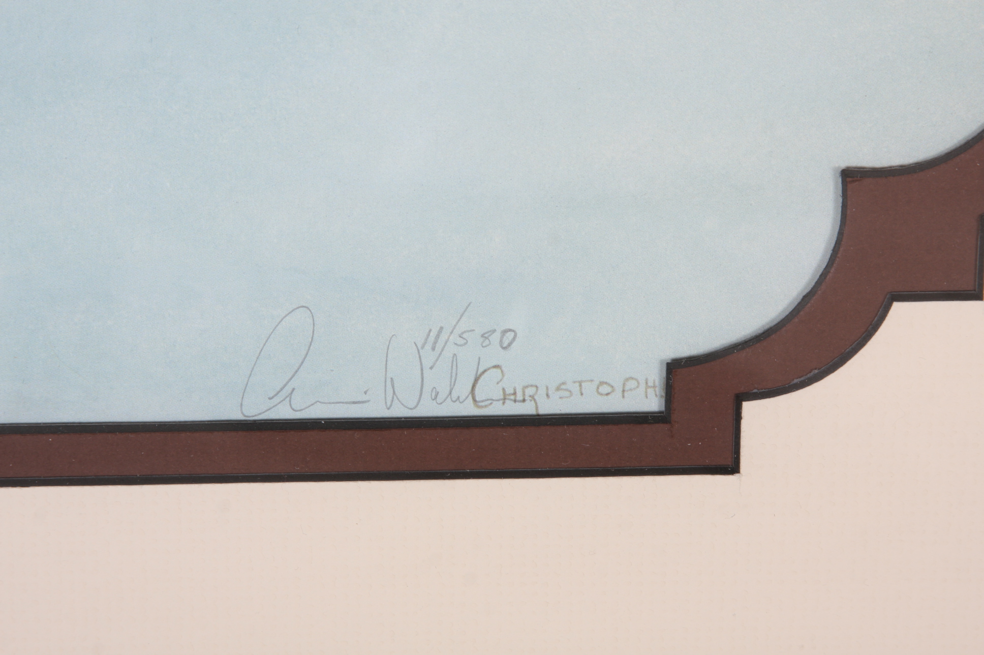 Original Christopher B. Walden Photo Offset Lithography Print