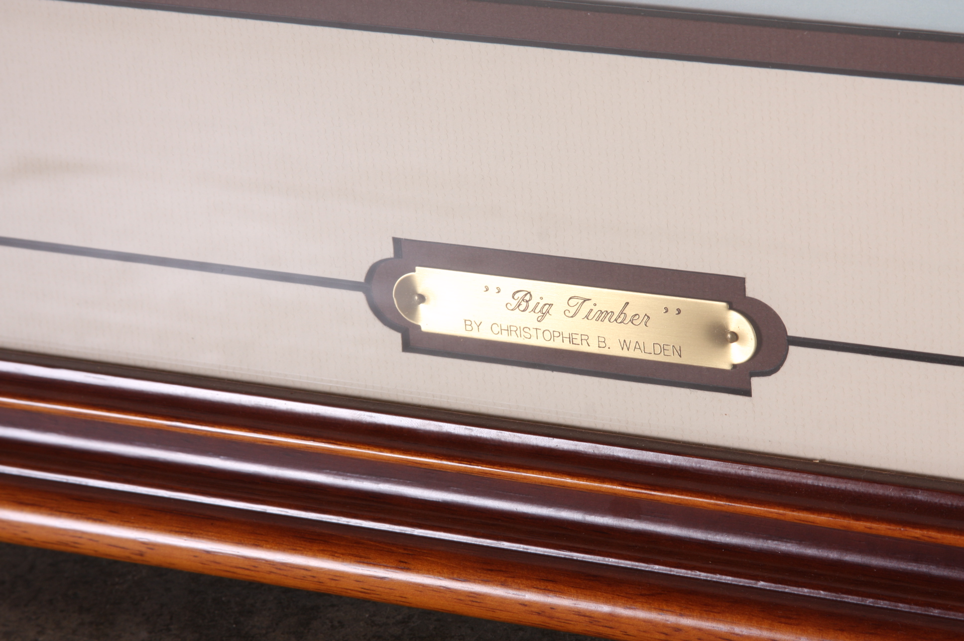 Original Christopher B. Walden Photo Offset Lithography Print