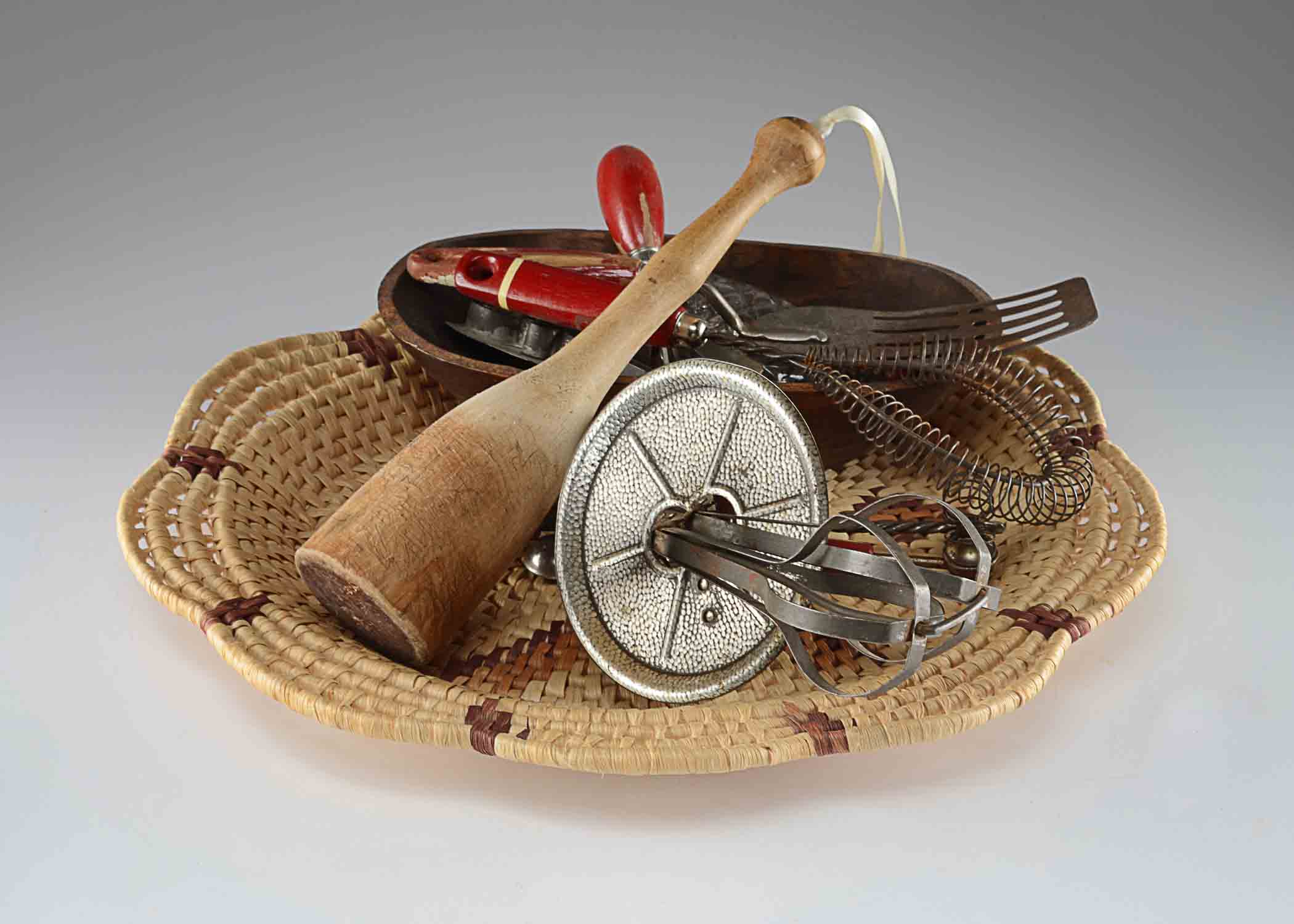 Grouping of Kitchen Tools & Dough Bowl